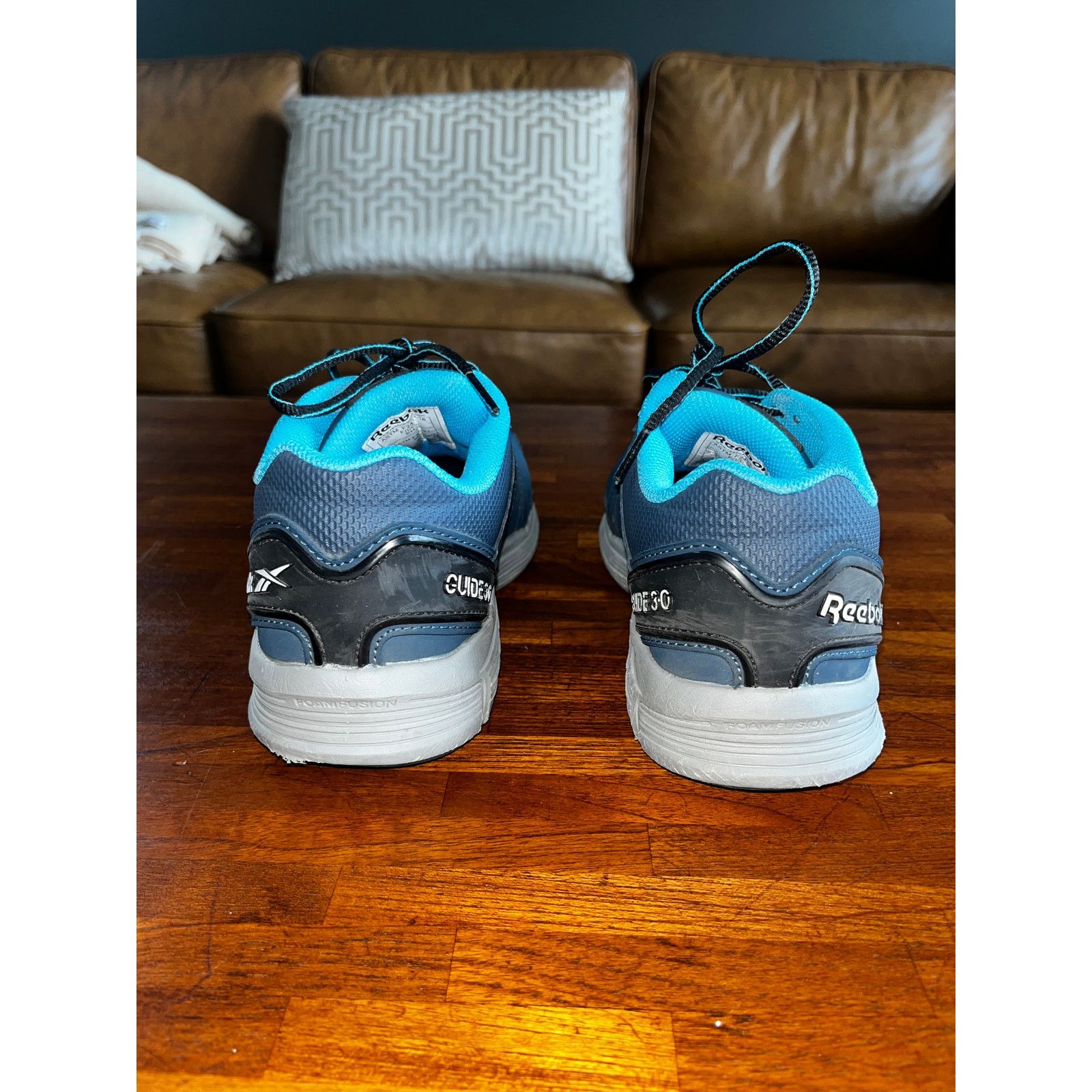 Reebok Reebok Steel Toe EH Guide Cross Trainer Work Shoes Blue 8M Size US 8 / IT 38 - 7 Thumbnail