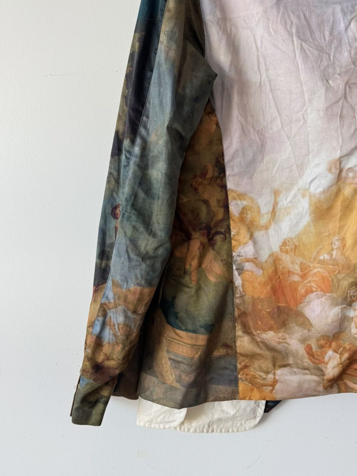 Paul Harnden Shoemakers Cotton Printed Pocket Blazer Size US XL / EU 56 / 4 - 6 Thumbnail
