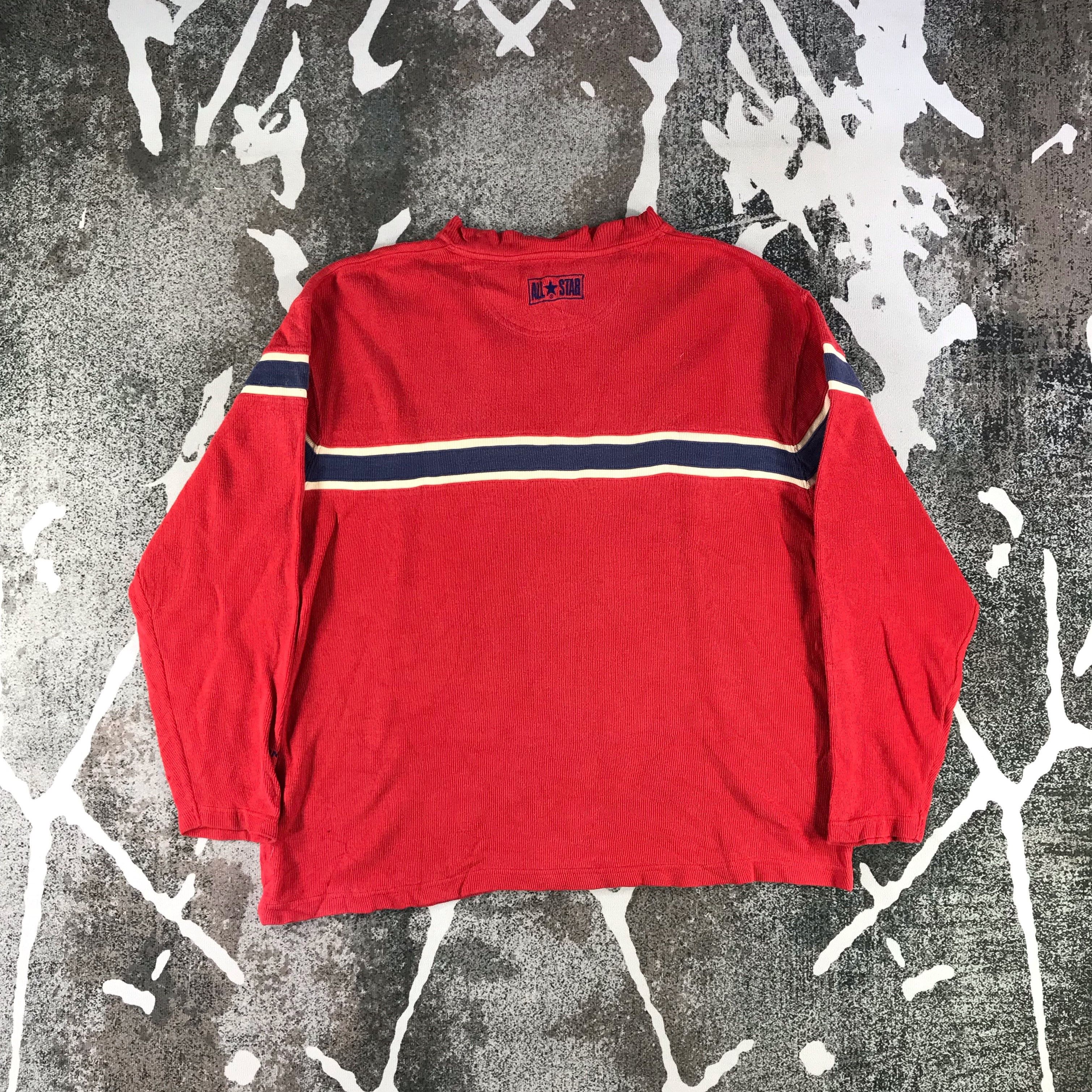 Converse Vintage Converse All Star Jumper Sweatshirt F212 Size US L / EU 52-54 / 3 - 2 Thumbnail