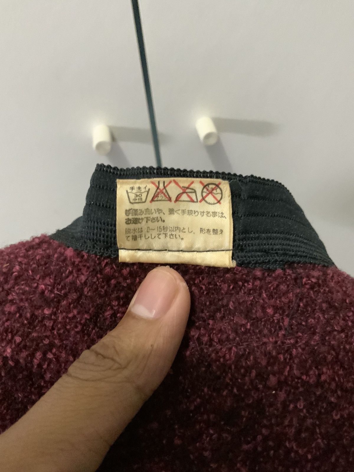 Japanese Brand Maroon Unbranded Japan Made Mohair Hat Size ONE SIZE - 8 Thumbnail
