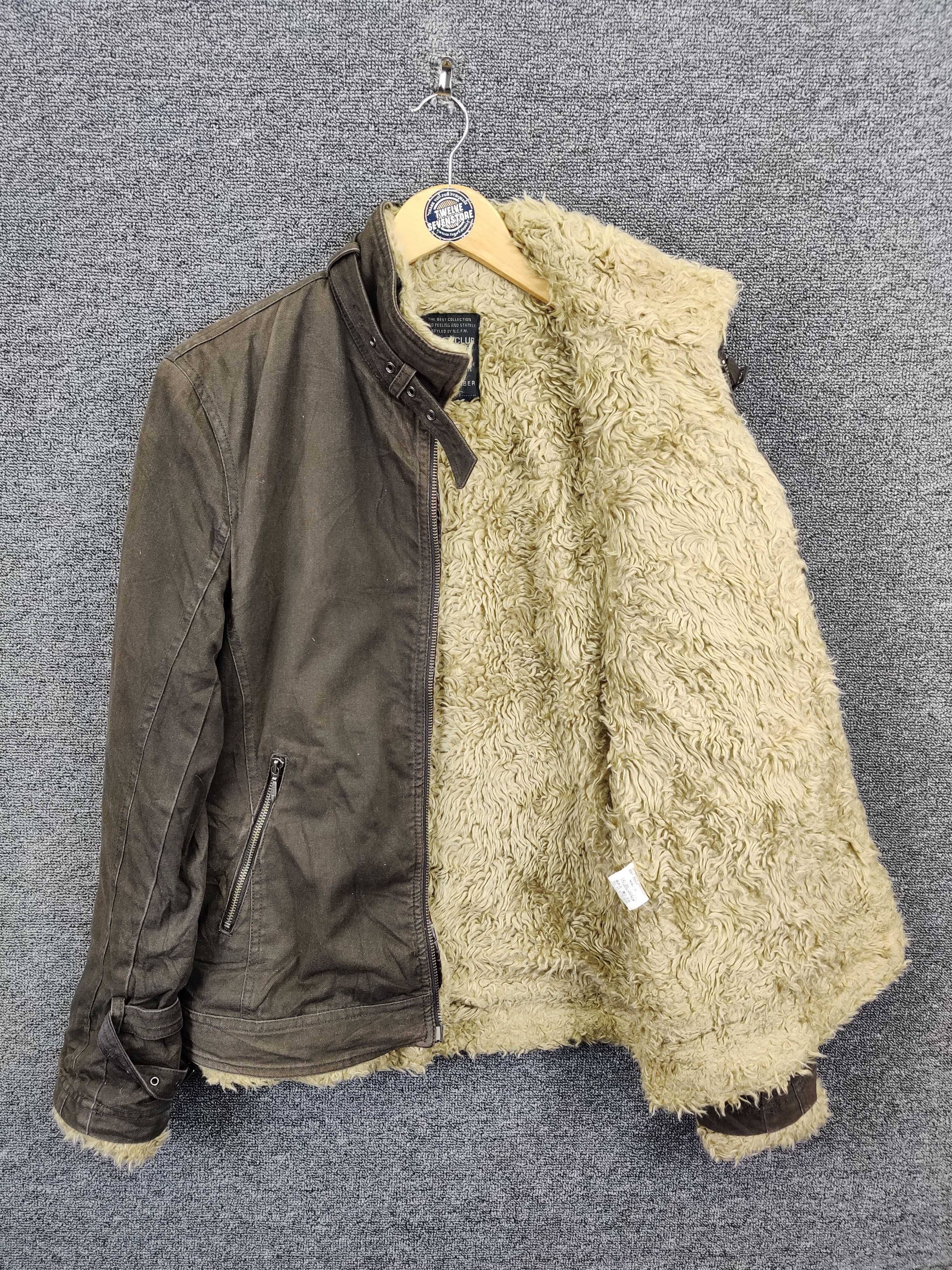 Nicole Club Vintage Nicole Club For Men Shearling Studded Jacket Size US M / EU 48-50 / 2 - 8 Thumbnail