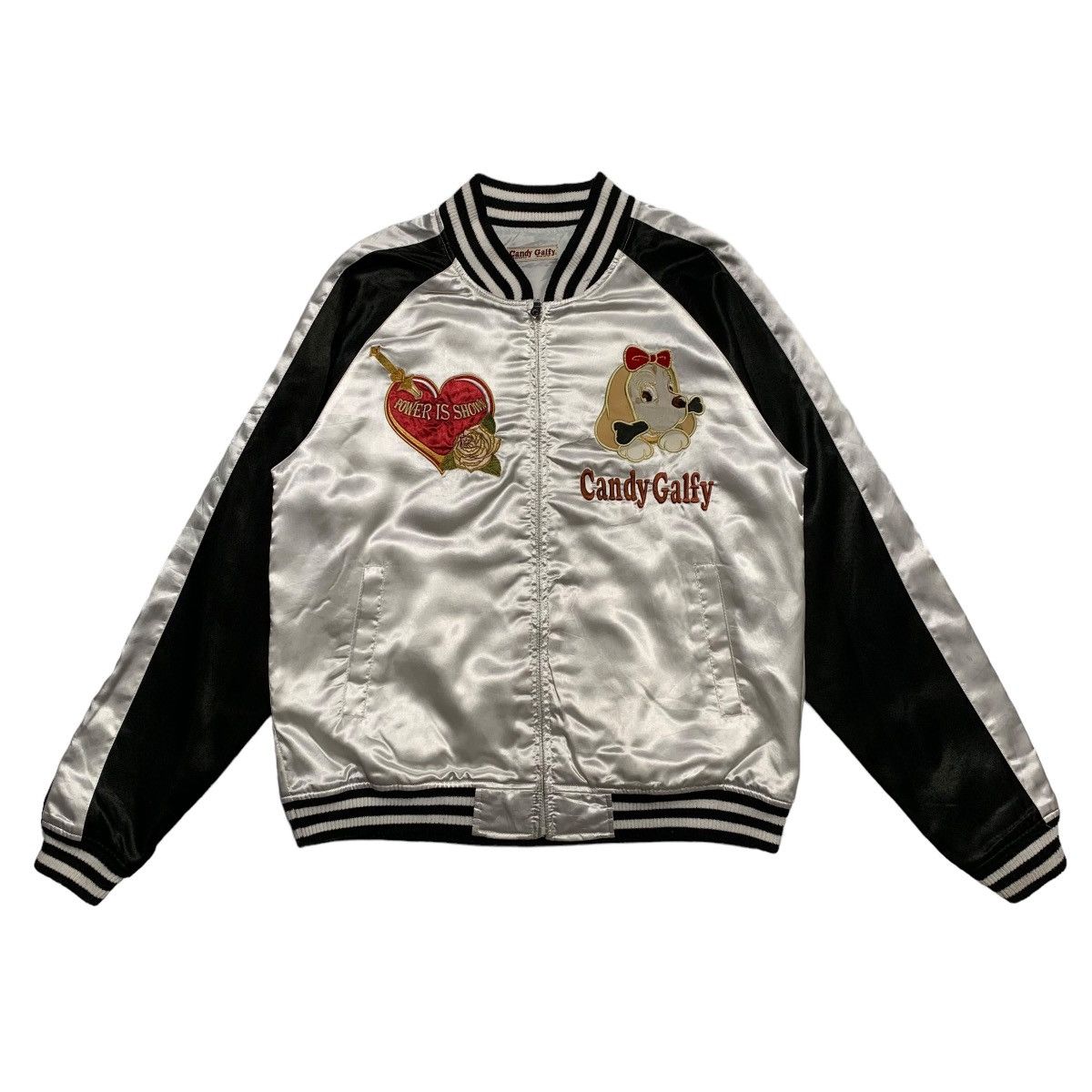 Japanese Brand Candy Galfy Dog Big Picture Sukajan Jacket Size M / US 6-8 / IT 42-44 - 7 Thumbnail