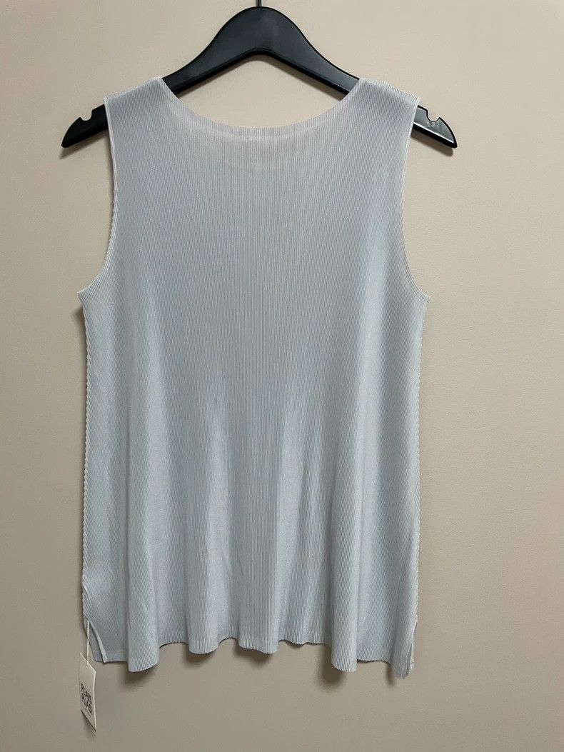 Issey Miyake Issey Miyake Grayish-white vest Size L / US 10 / IT 46 - 3 Thumbnail