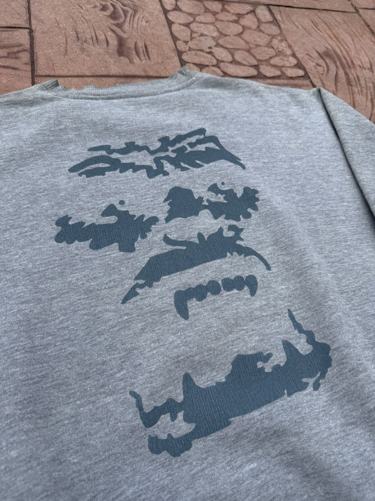 SSUR 💥RARE💥 Vintage 90’s SSUR Rebel Ape Heather Gray Sweatshirt Size US L / EU 52-54 / 3 - 11 Thumbnail
