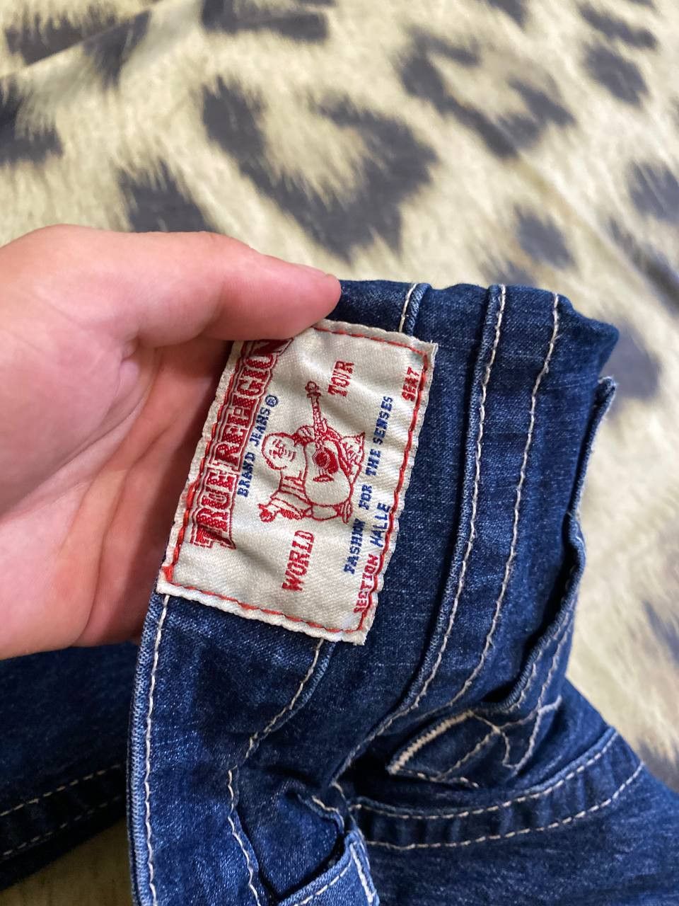 True Religion TRUE RELIGION MADE IN USA Slim Fit Denim Jeans Clean Look Size 28" / US 6 / IT 42 - 5 Thumbnail