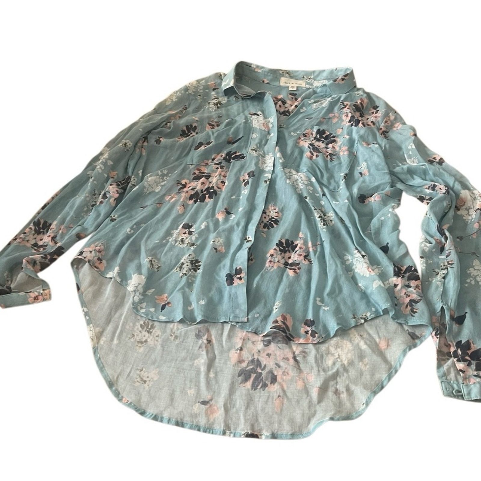 The Unbranded Brand Cloth & Stone floral print top, size Large Size L / US 10 / IT 46 - 1 Thumbnail