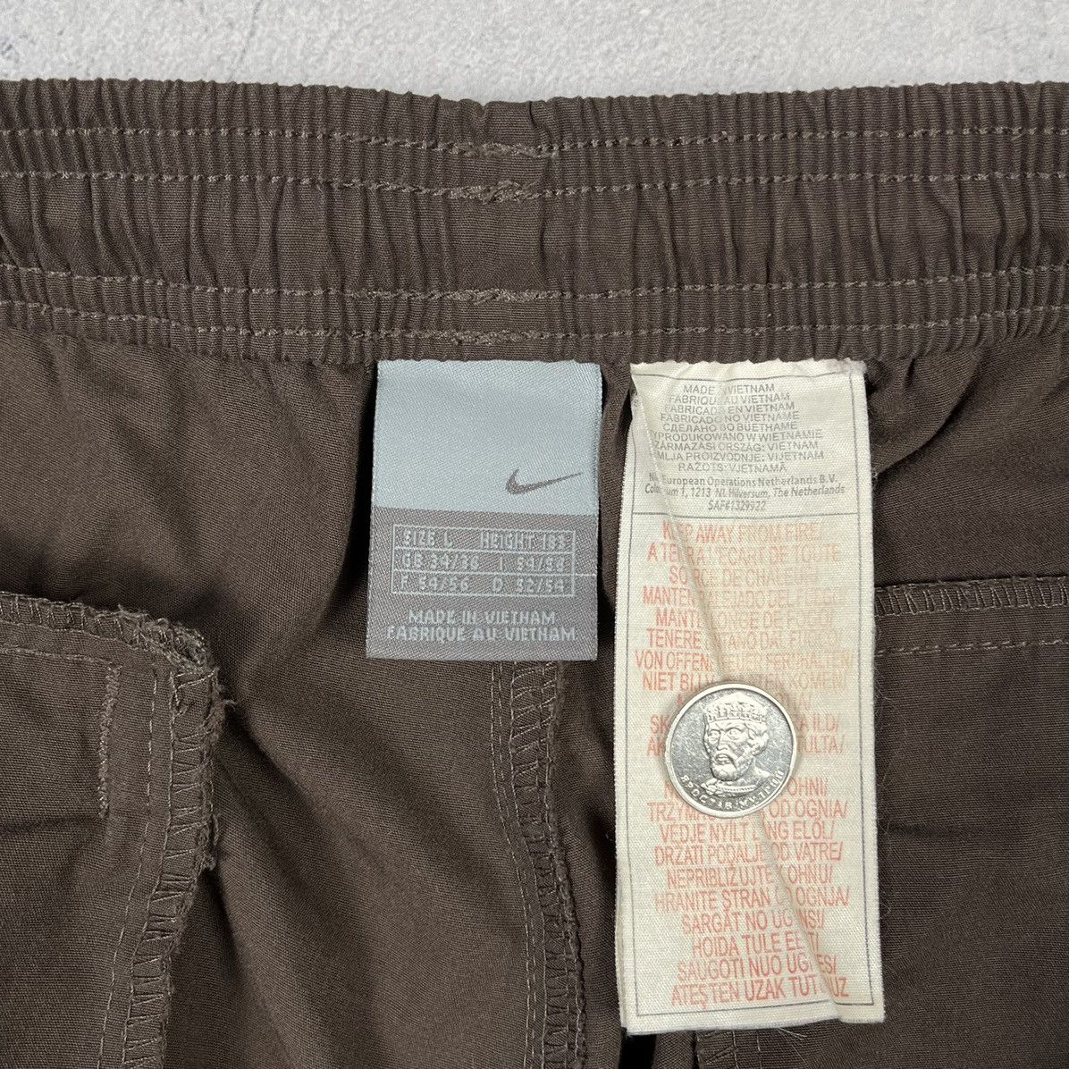 Nike Vintage Nike brown rare cargo baggy drill track pants 90’s Size US 34 / EU 50 - 7 Thumbnail