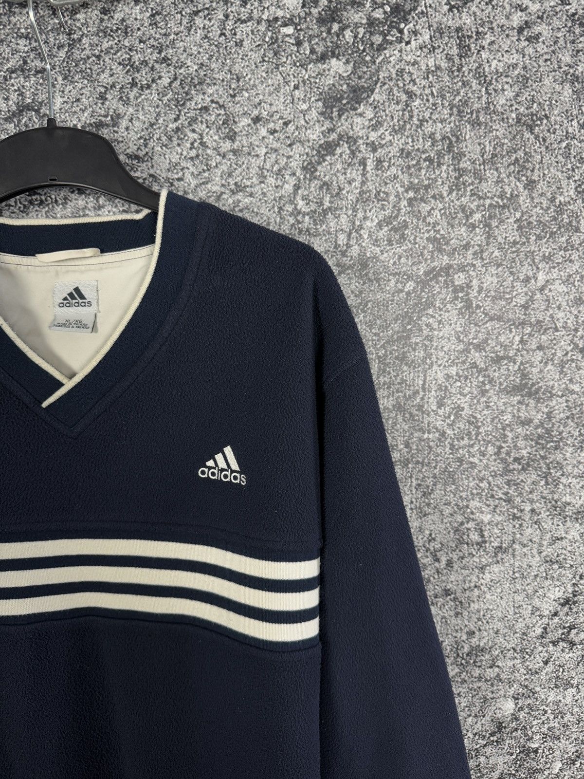 Adidas Adidas Vintage Fleece Sweatshirt Pullover Clima Warm XL Size US XL / EU 56 / 4 - 2 Thumbnail