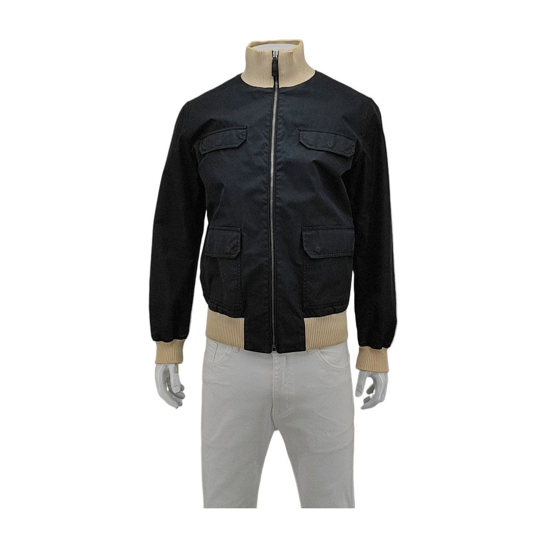 Gucci Gucci Ribbed Trim Cotton Bomber Jacket Size 48 Size US M / EU 48-50 / 2 - 1 Thumbnail