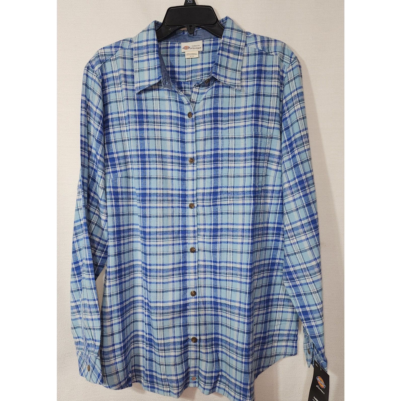 Dickies Dickies Women's Plaid Long Sleeve Flannel Size XL / US 12-14 / IT 48-50 - 1 Thumbnail