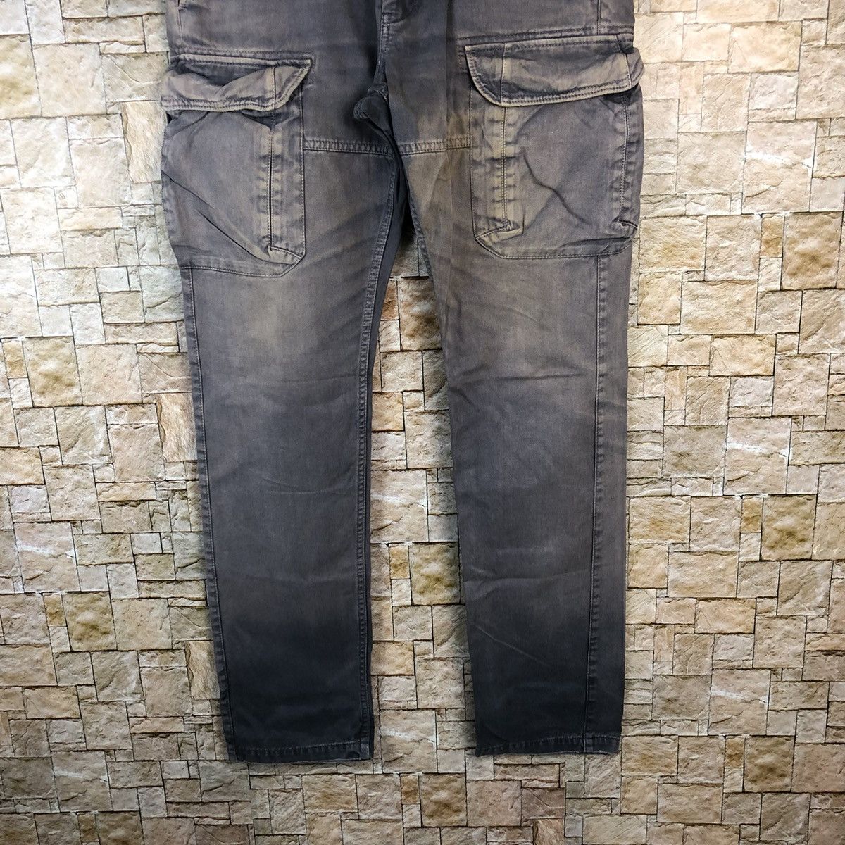 Armani Exchange Armani Exchange Blue Cargo utility Multipocket Pants #A1149 Size US 32 / EU 48 - 3 Thumbnail