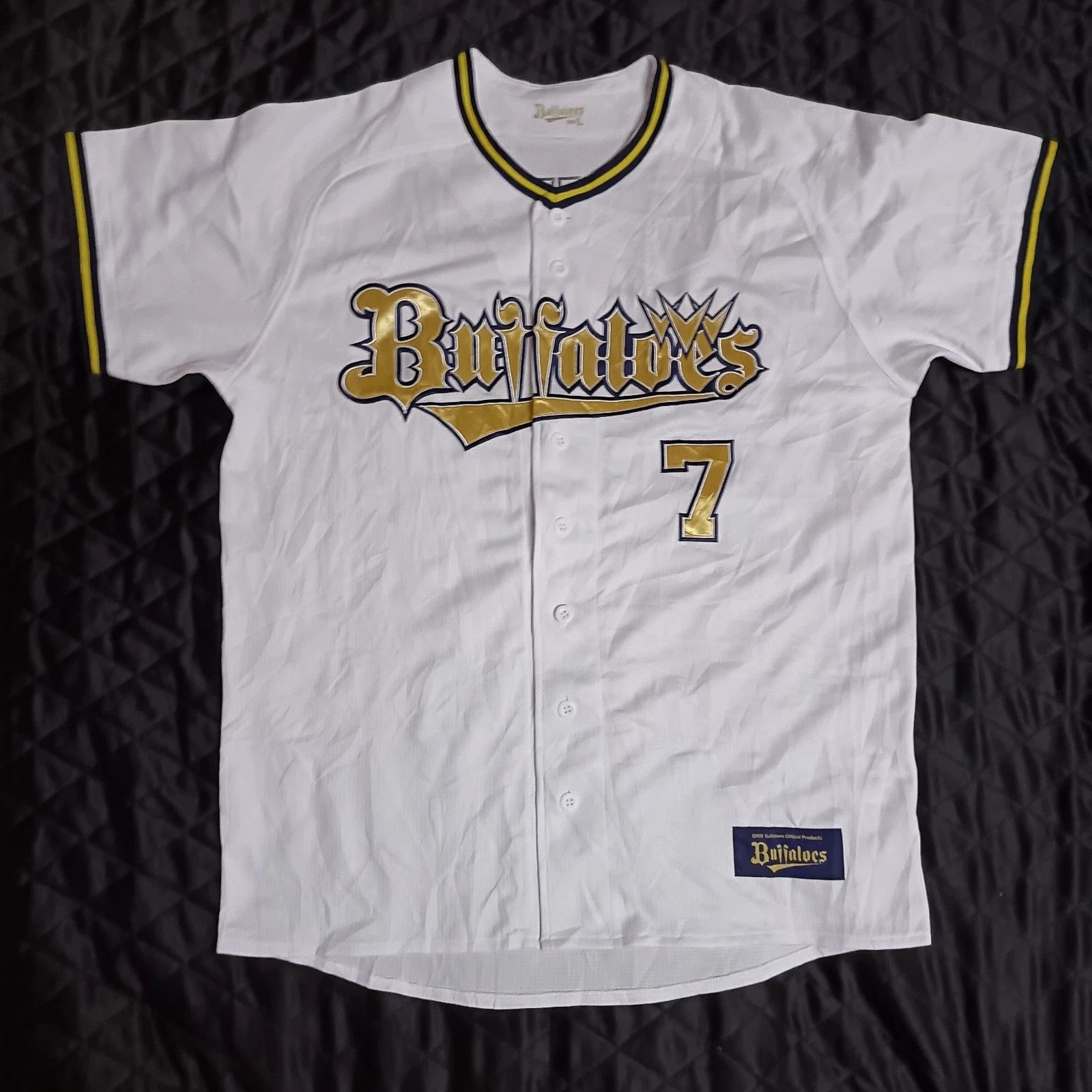 MLB Orix Buffaloes Ryoma Nishikawa NPB Japanese Baseball Jersey Size US L / EU 52-54 / 3 - 1 Thumbnail