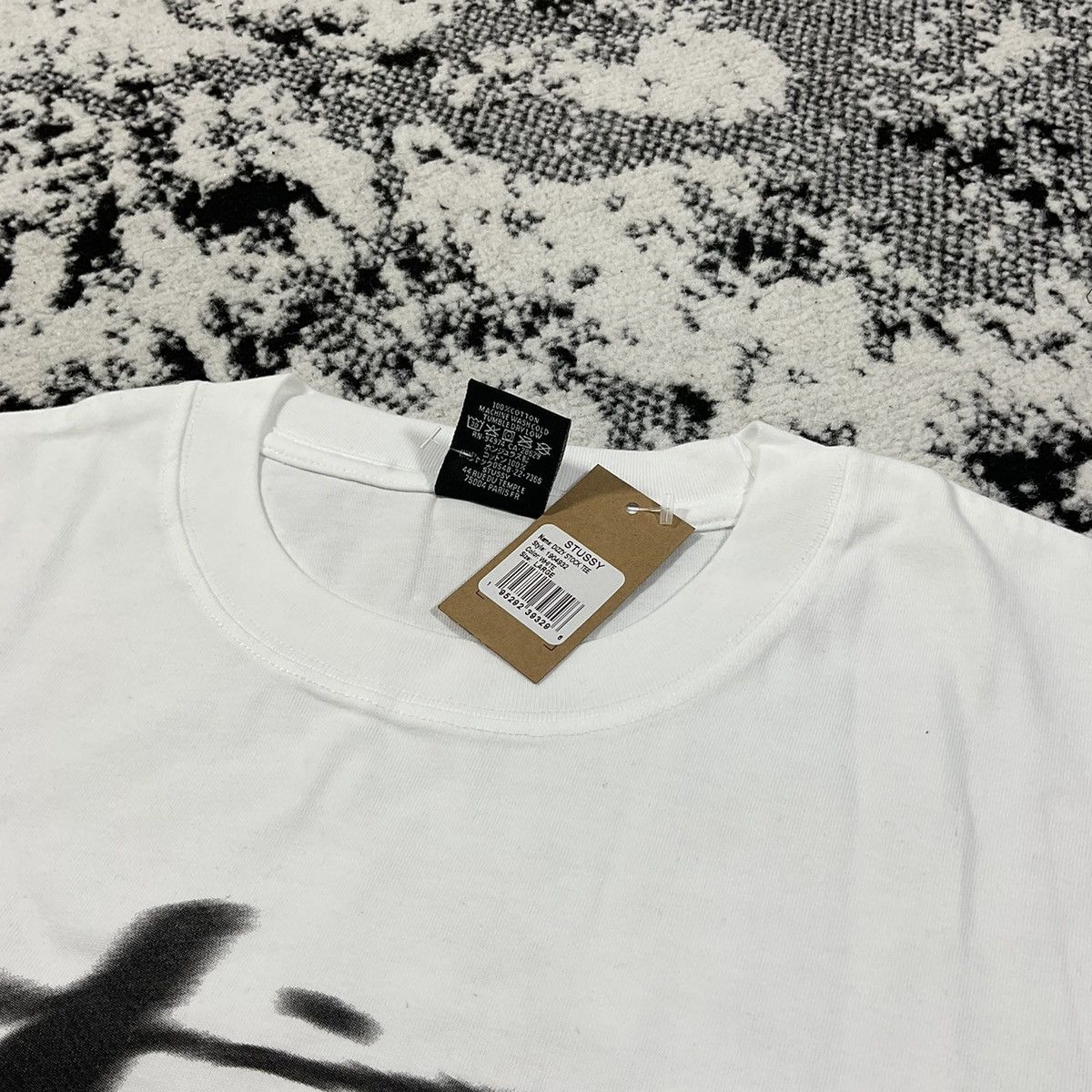Stussy STUSSY DIZZY STOCK TEE WHITE - L Size US L / EU 52-54 / 3 - 6 Thumbnail