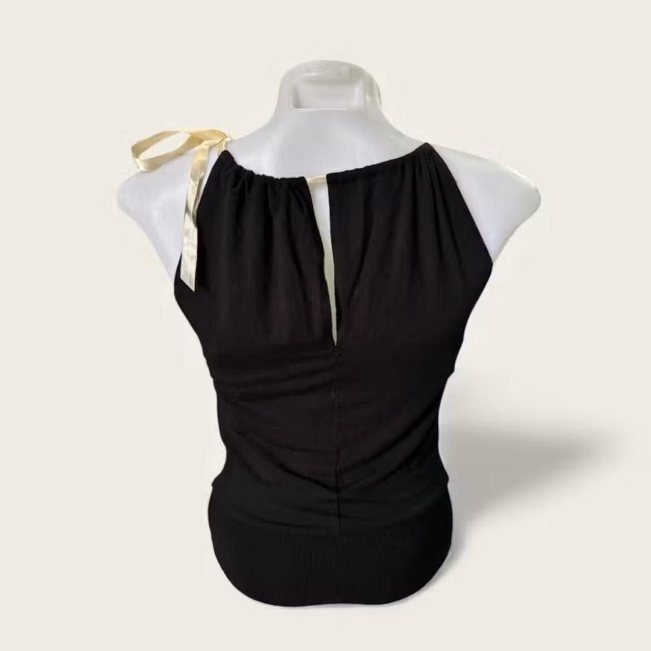 Guess Vintage y2k GUESS collection top with ribbon halter detail🎐 Size S / US 4 / IT 40 - 3 Thumbnail