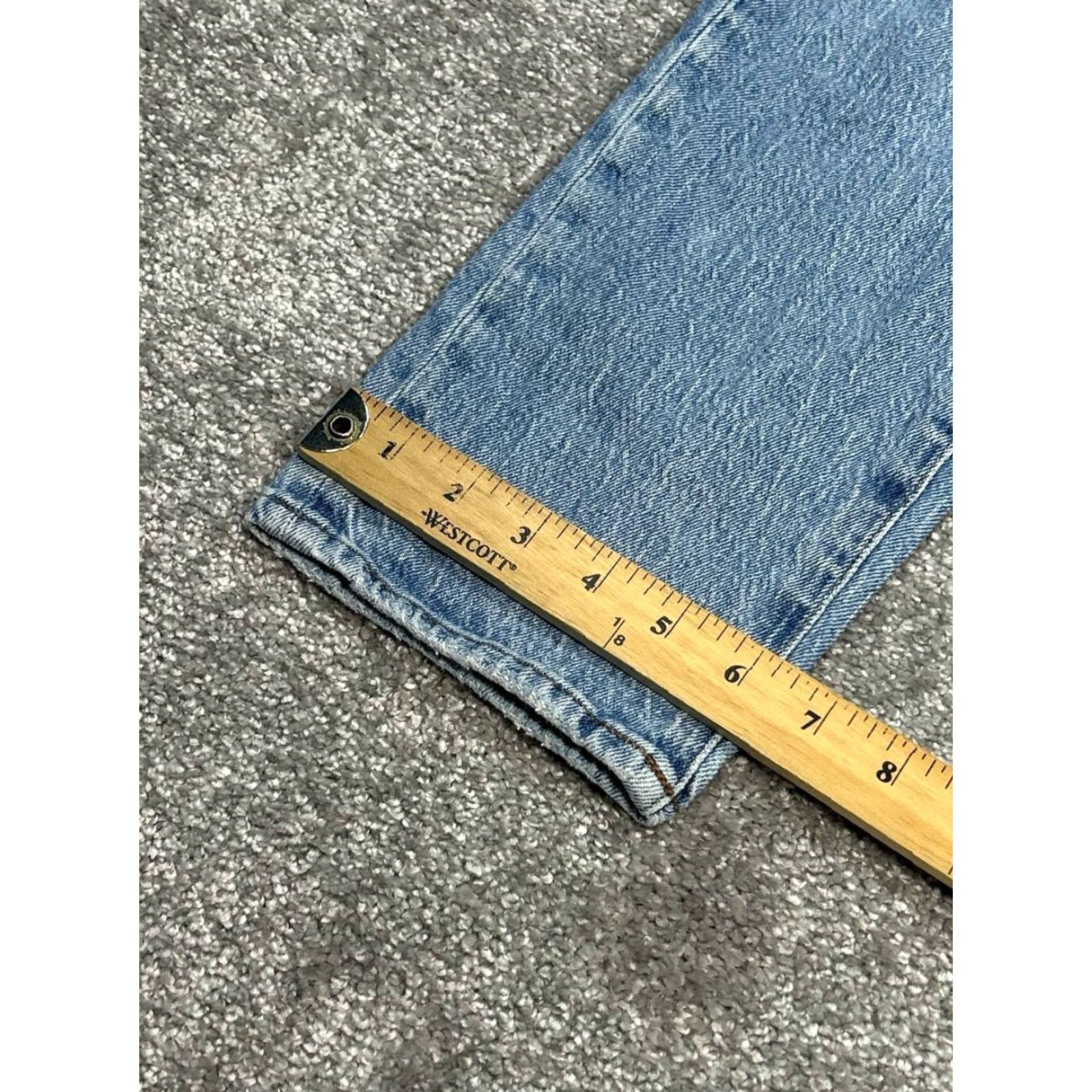 Madewell VINTAGE Madewell Skinny Jeans Womens Tall 24 Blue Denim 90s City Classic Size 42" / US 20 - 4 Thumbnail
