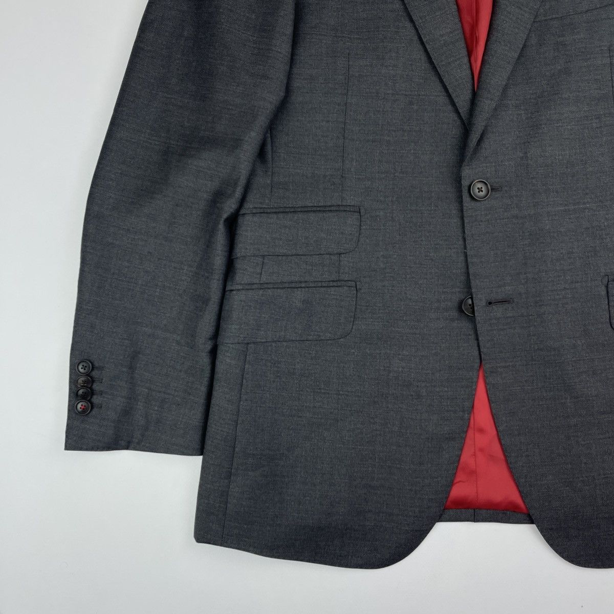 Suitsupply Suitsupply Sienna Gray Suit Jacket Size 38R - 5 Thumbnail