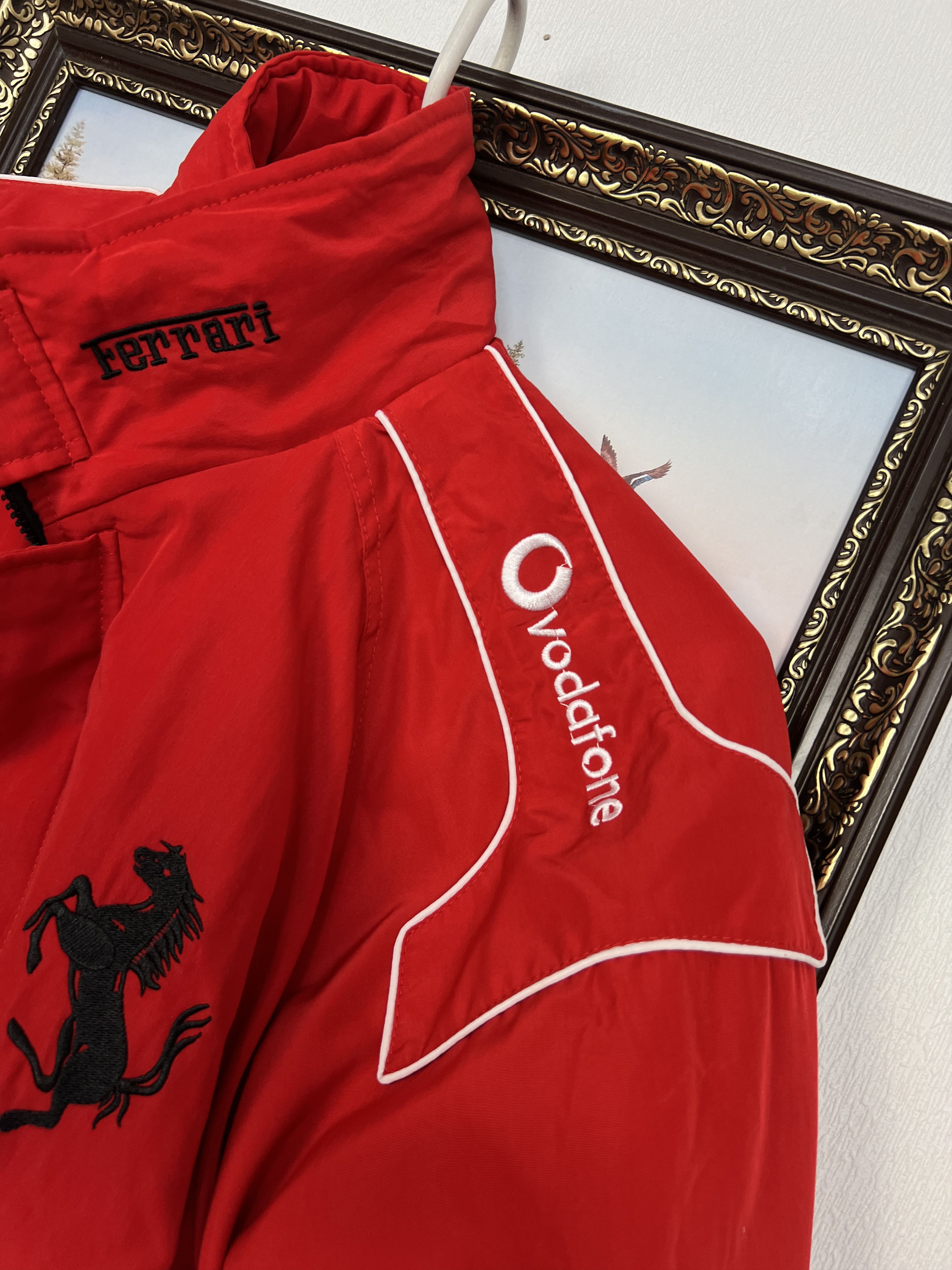 Vintage Vintage Racing Ferrari F-1 Rormula 1 Jacket Red Marlboro Size US L / EU 52-54 / 3 - 7 Thumbnail
