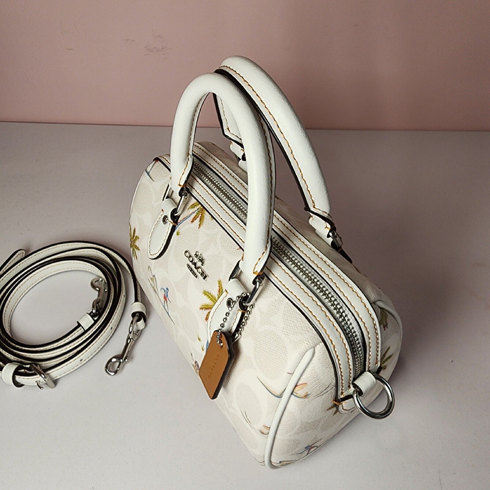 Coach NWT COACH CK164 Rowan Satchel Signature Hula Hawaiian Print Size ONE SIZE - 2 Thumbnail