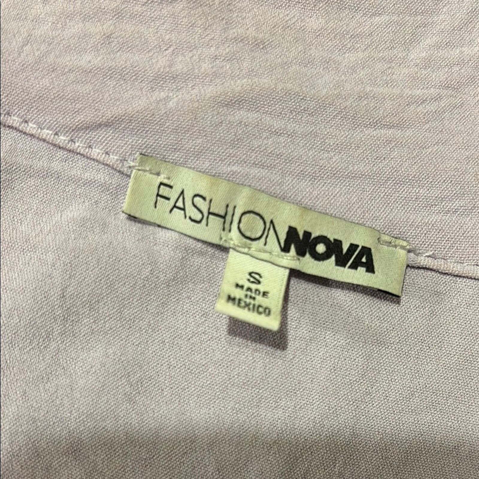 The Unbranded Brand Fashion Nova Lavender Long Sleeve Romper - Small Size S / US 4 / IT 40 - 6 Thumbnail