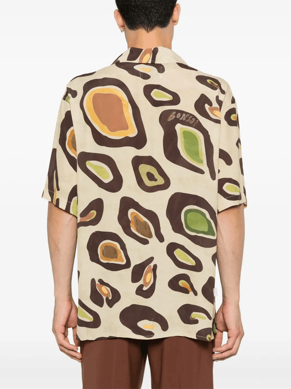 Other Print Short Sleeve Shirt – Casual Graphic Button-Up Size US XL / EU 56 / 4 - 4 Thumbnail