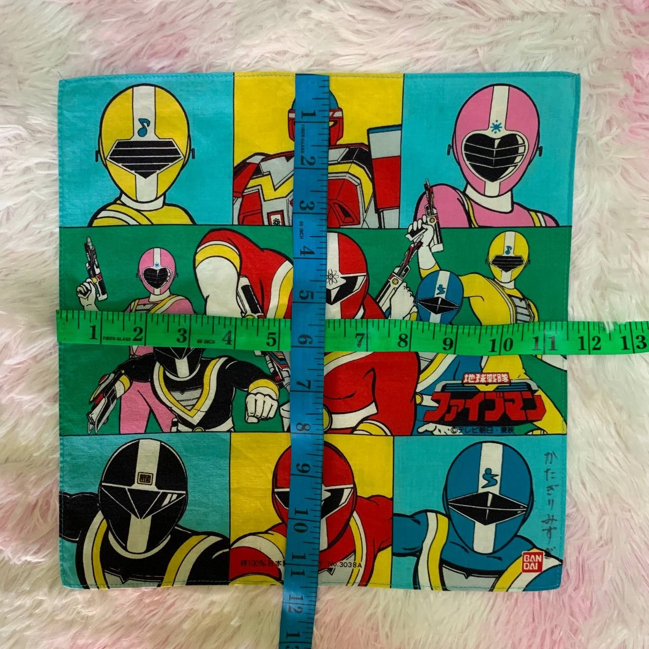 Anime × Japanese Brand × Vintage RARE Vintage Chikyu Sentai Fiveman Bandai Handkerchief Size ONE SIZE - 4 Thumbnail