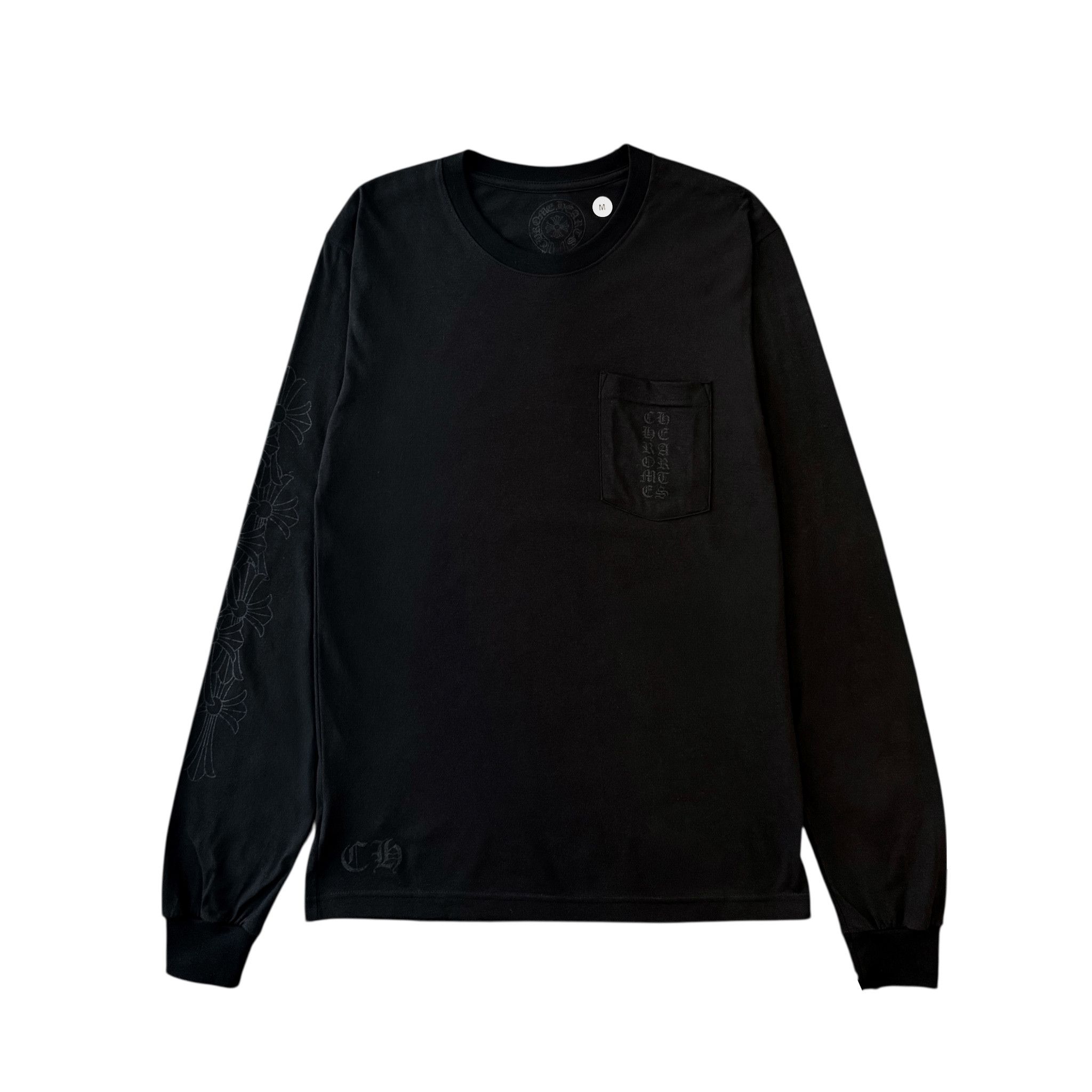 Chrome Hearts CHROME HEARTS USA Long Sleeve T Shirt BLACK | Grailed