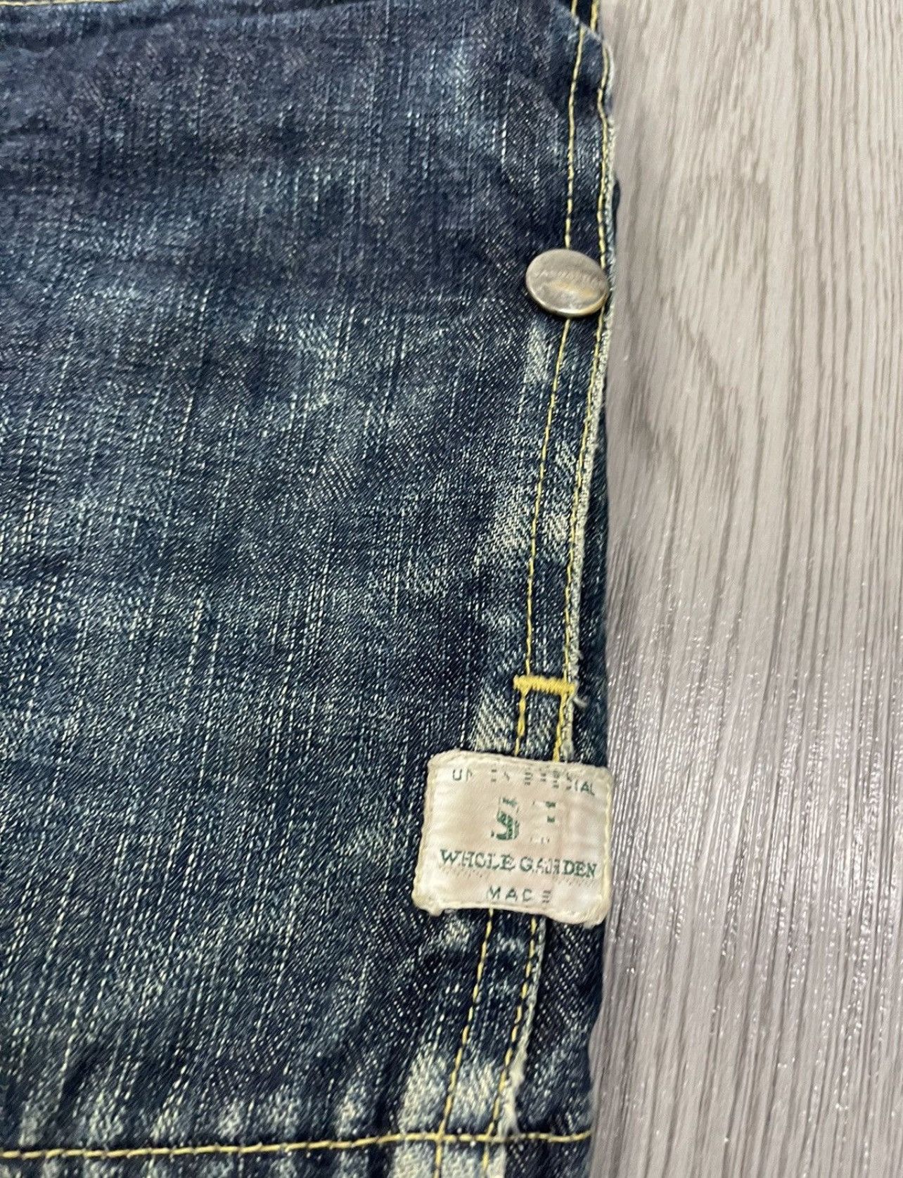 Japanese Brand × Sassafras Sassafras Fall Leaf Gardeners Denim Pant Size US 31 - 7 Thumbnail