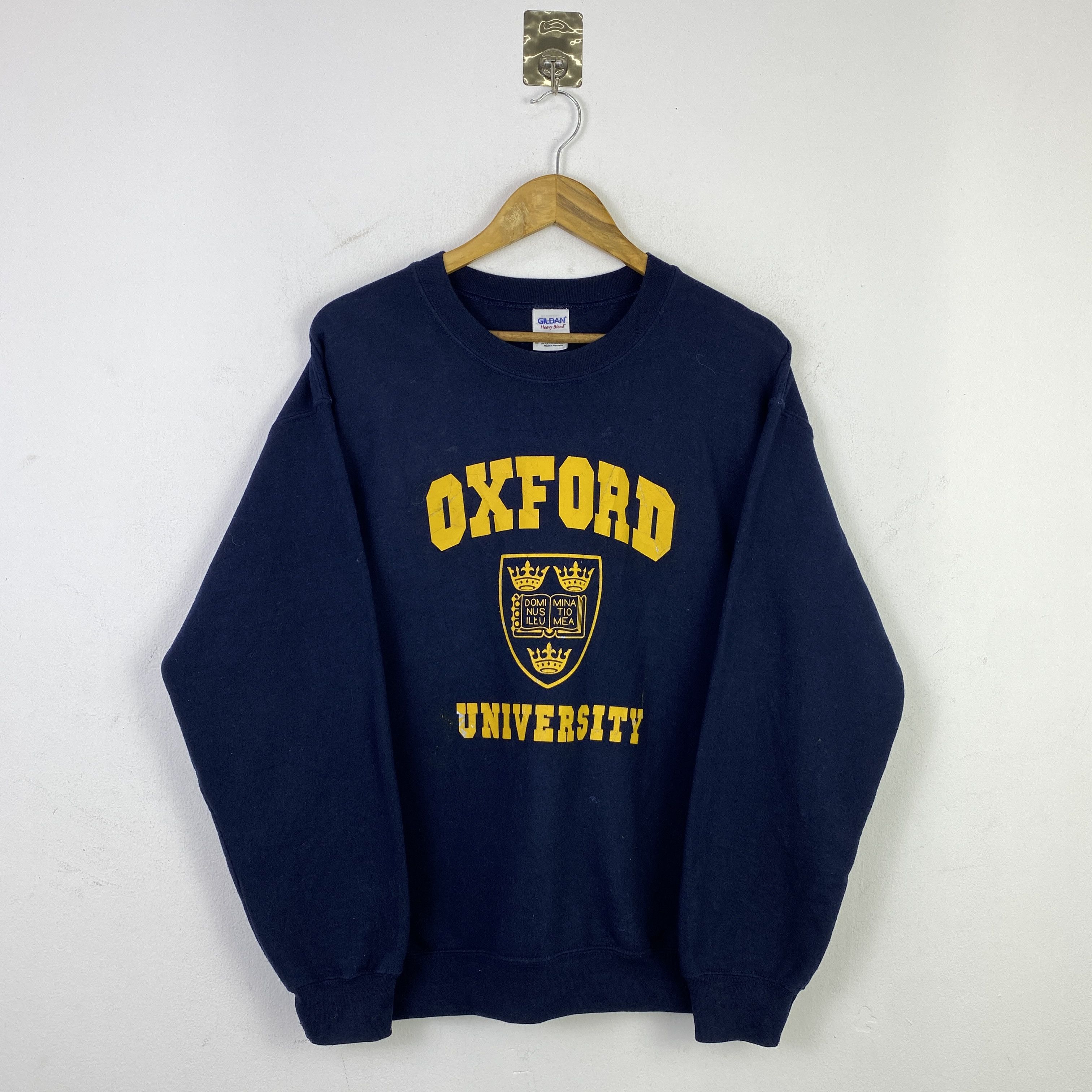 Vintage Vintage Oxford University Wording Crewneck Sweatshirt SH0367 Size US M / EU 48-50 / 2 - 1 Thumbnail