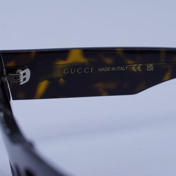 Gucci Gucci GG1838S 002 Sunglasses Dark Havana Cat Eye Frame Size ONE SIZE - 8 Thumbnail