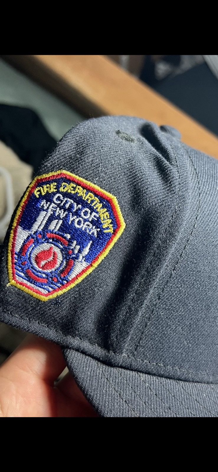 MLB × New Era × New York Yankees Sz 7 New York Yankees Red UV NYC Fire Department Patch Size ONE SIZE - 3 Thumbnail
