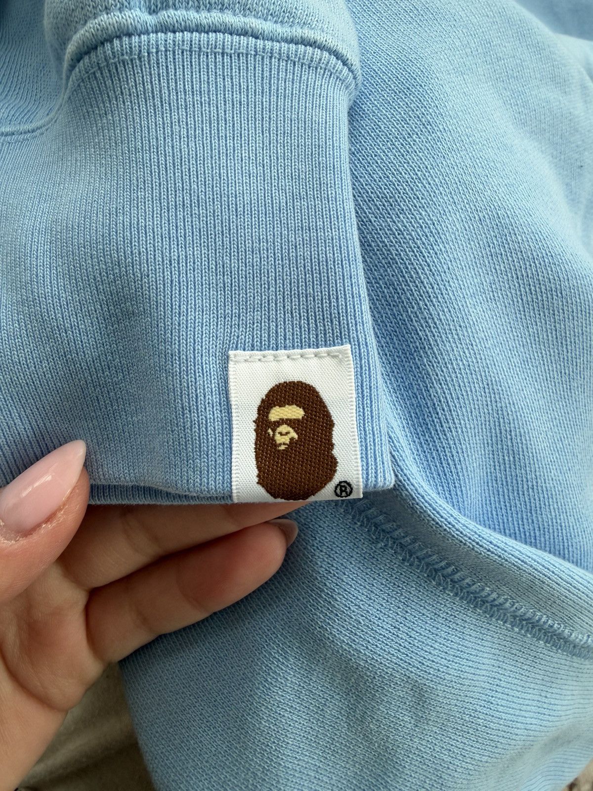 Bape HEAVY WASH BABY MILO RELAXED FIT CREWNECK SWEATSHIRT LARGE Size US L / EU 52-54 / 3 - 7 Thumbnail