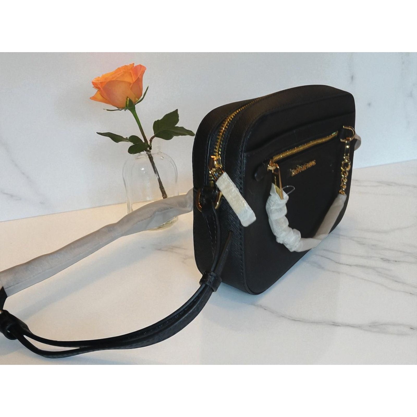 Michael Kors Michael Kors Jet Set Large Saffiano Leather Crossbody Bag Size ONE SIZE - 8 Thumbnail