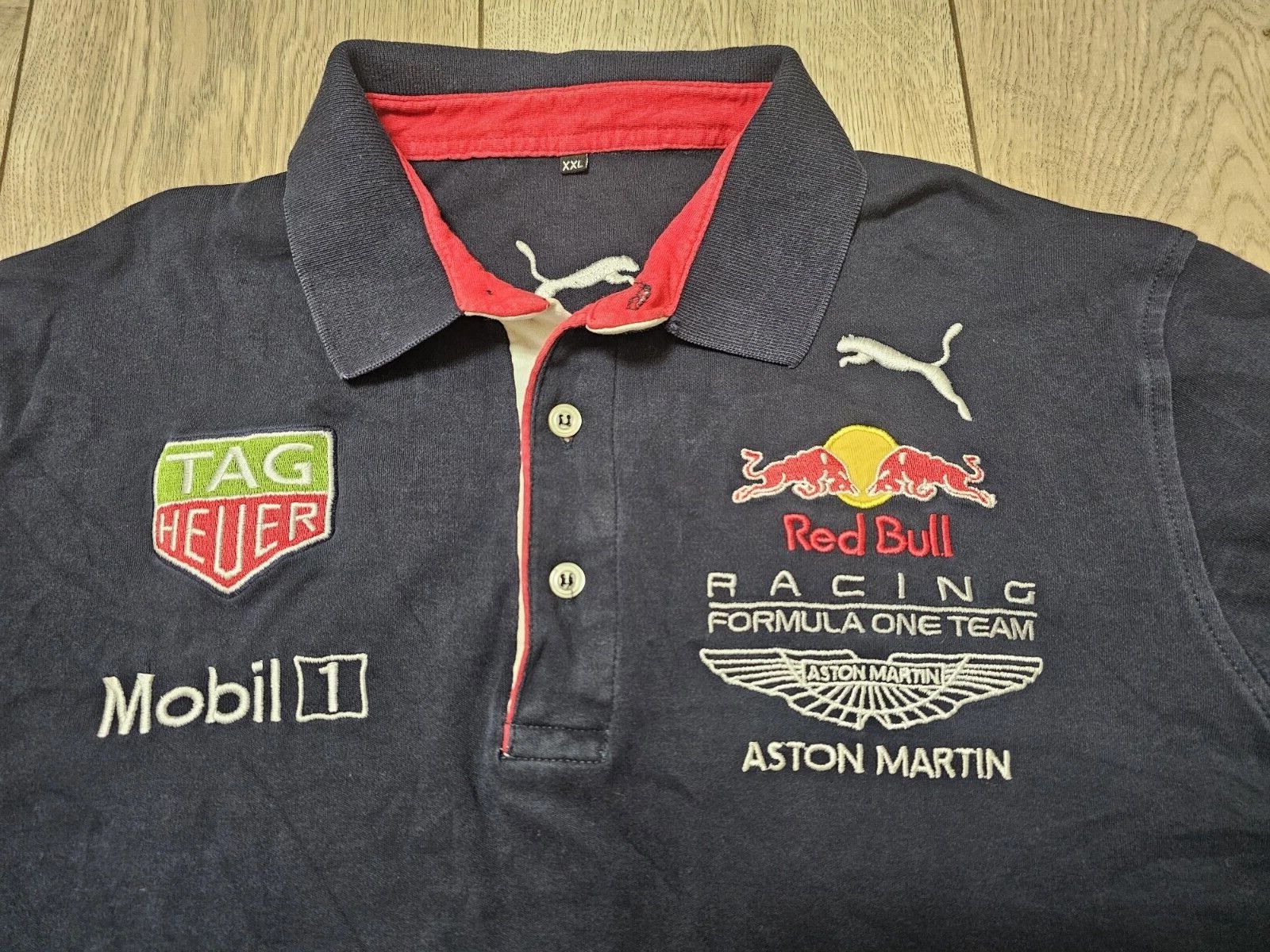 Formula 1 RED BULL F1 TEAM SHIRT POLO F1 RED BULL JERSEY Size US L / EU 52-54 / 3 - 3 Thumbnail