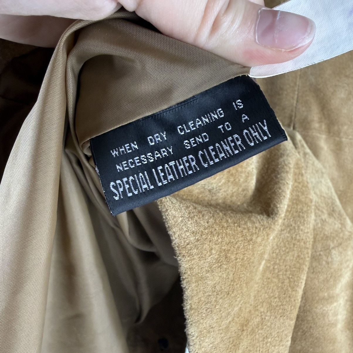 Wilsons Leather Vintage Wilsons Leather Maxima Brown Suede Trench Coat Size XL / US 12-14 / IT 48-50 - 14 Thumbnail