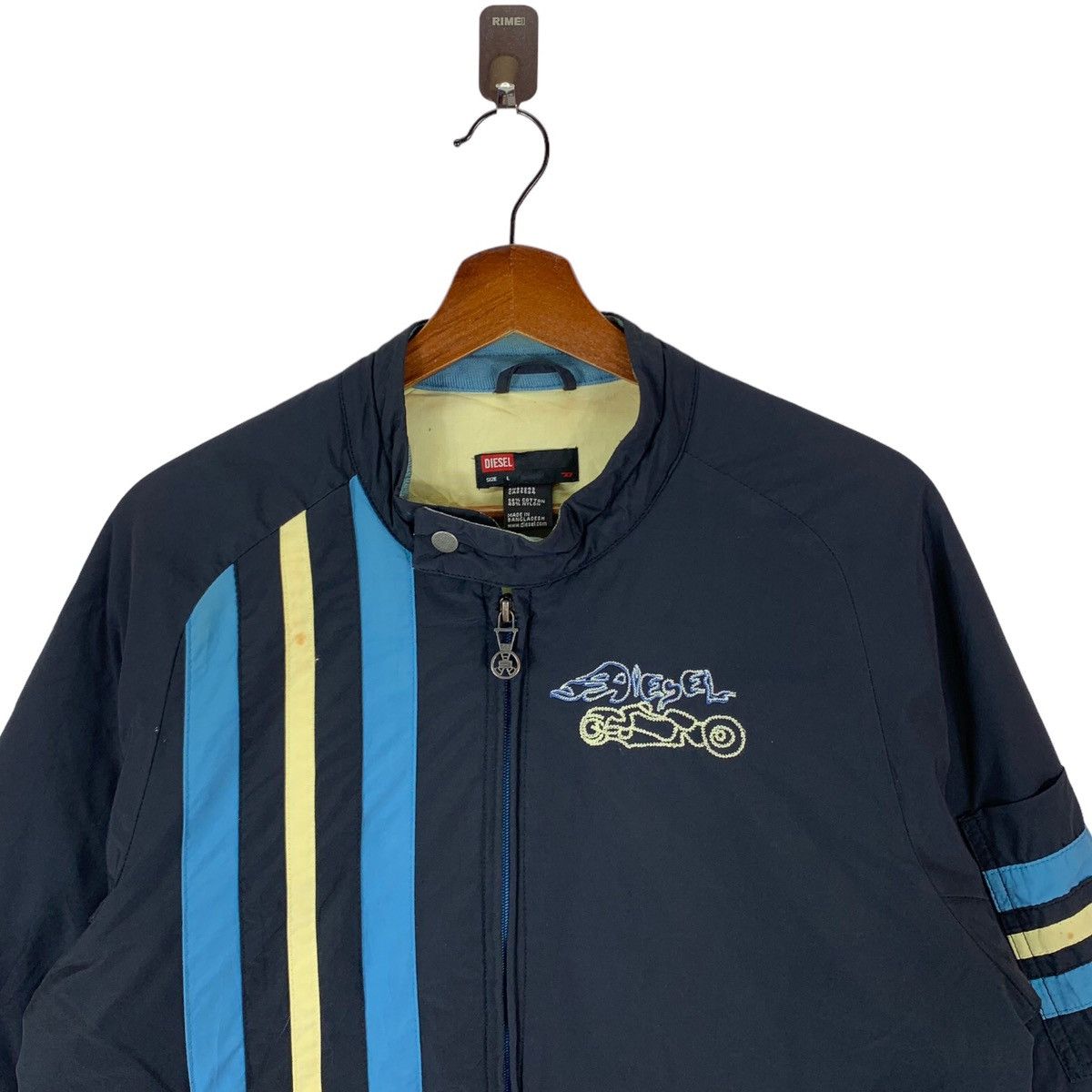 Diesel VINTAGE DIESEL ROAD WARRIOR BIKERS LIGHT ZIPPER JACKET Size US L / EU 52-54 / 3 - 3 Thumbnail
