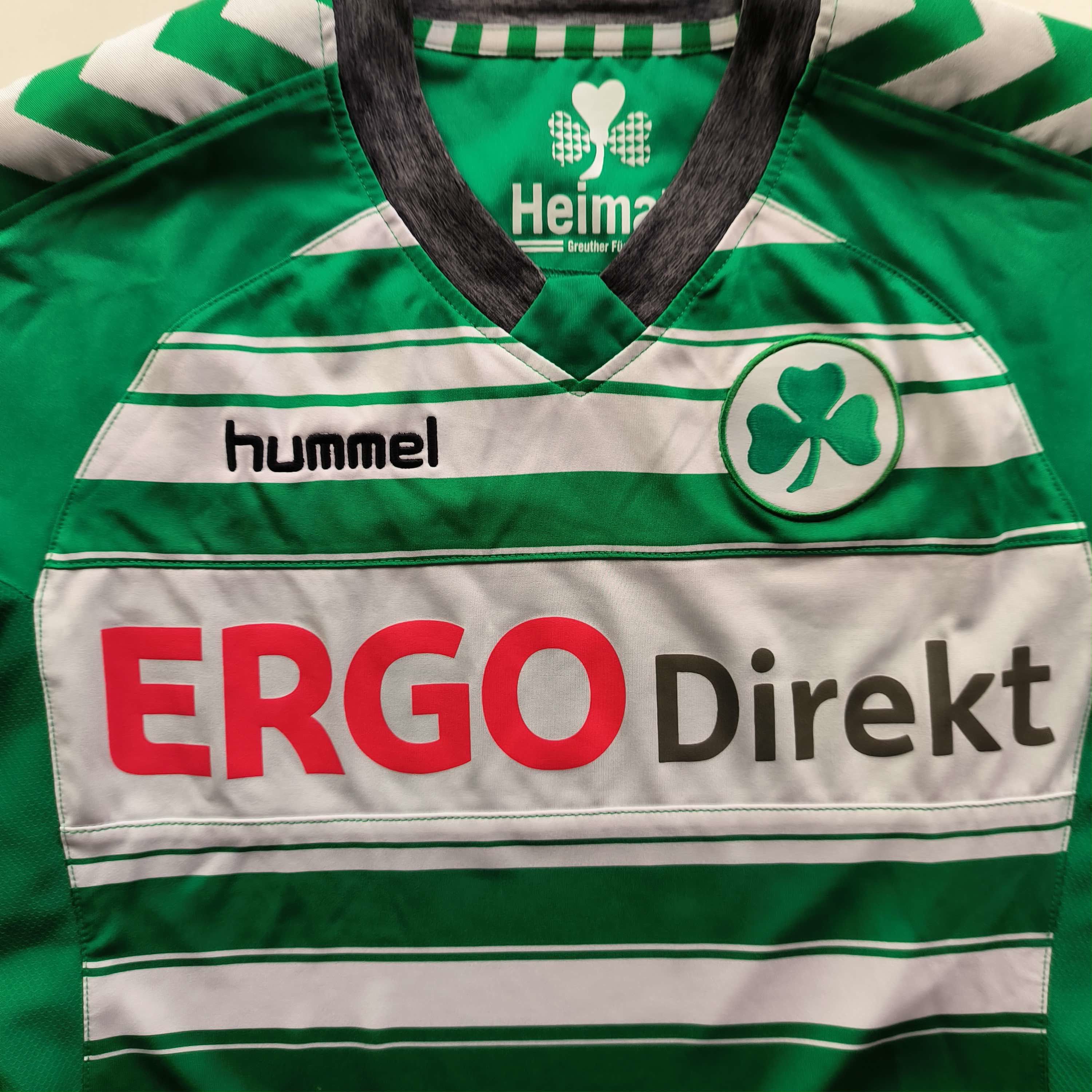 Hummel Greuther Fürth 2013-14 home football jersey size Womens S Size S / US 4 / IT 40 - 4 Thumbnail