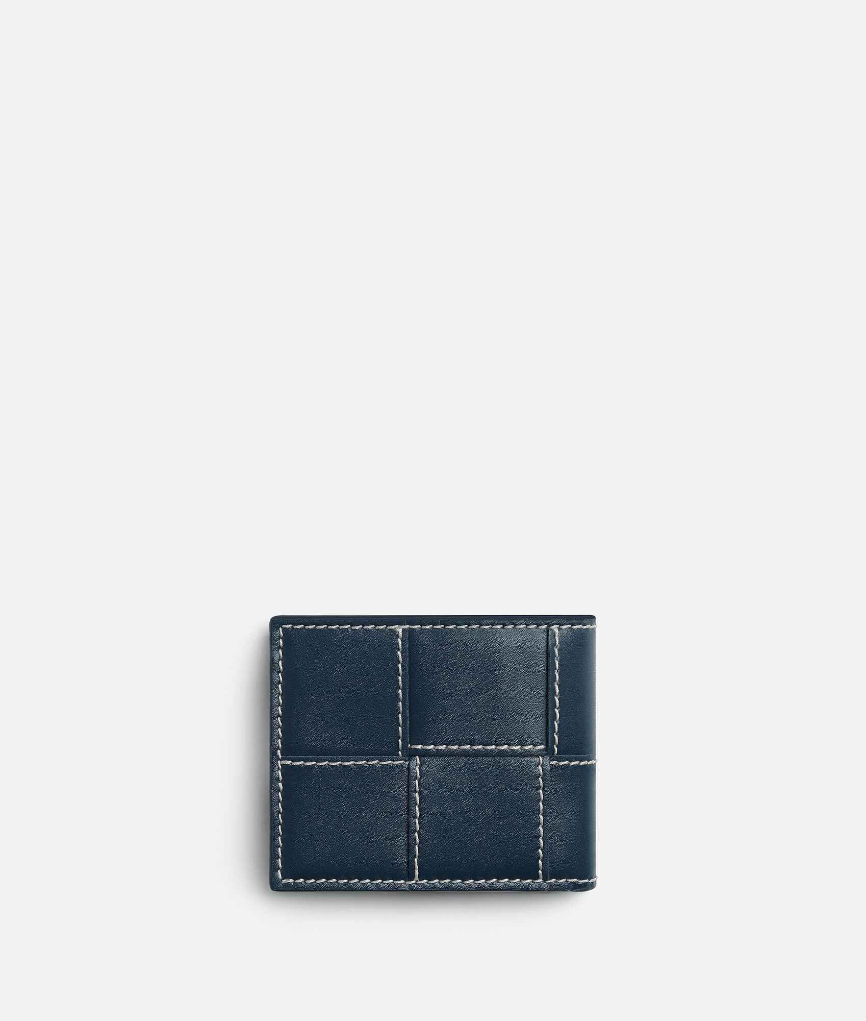 Bottega Veneta o1lf3ng10525 Size: OS / Cassette Bi-Fold Wallet in Blue Size ONE SIZE - 2 Thumbnail