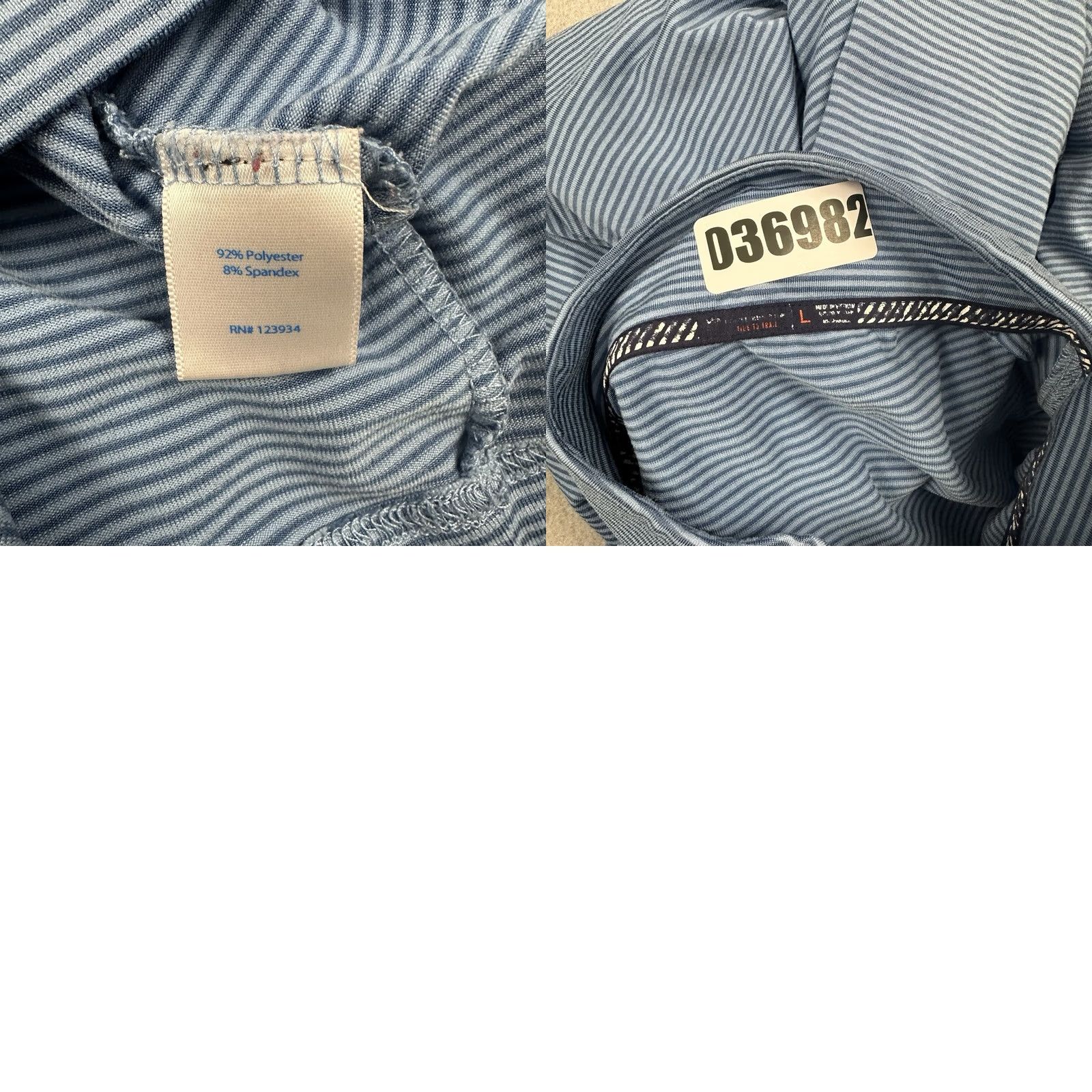 Southern Tide Southern Tide Sweater Men Large Blue Stripe 1/4 Zip Pullover Knit Logo L Size US L / EU 52-54 / 3 - 8 Thumbnail