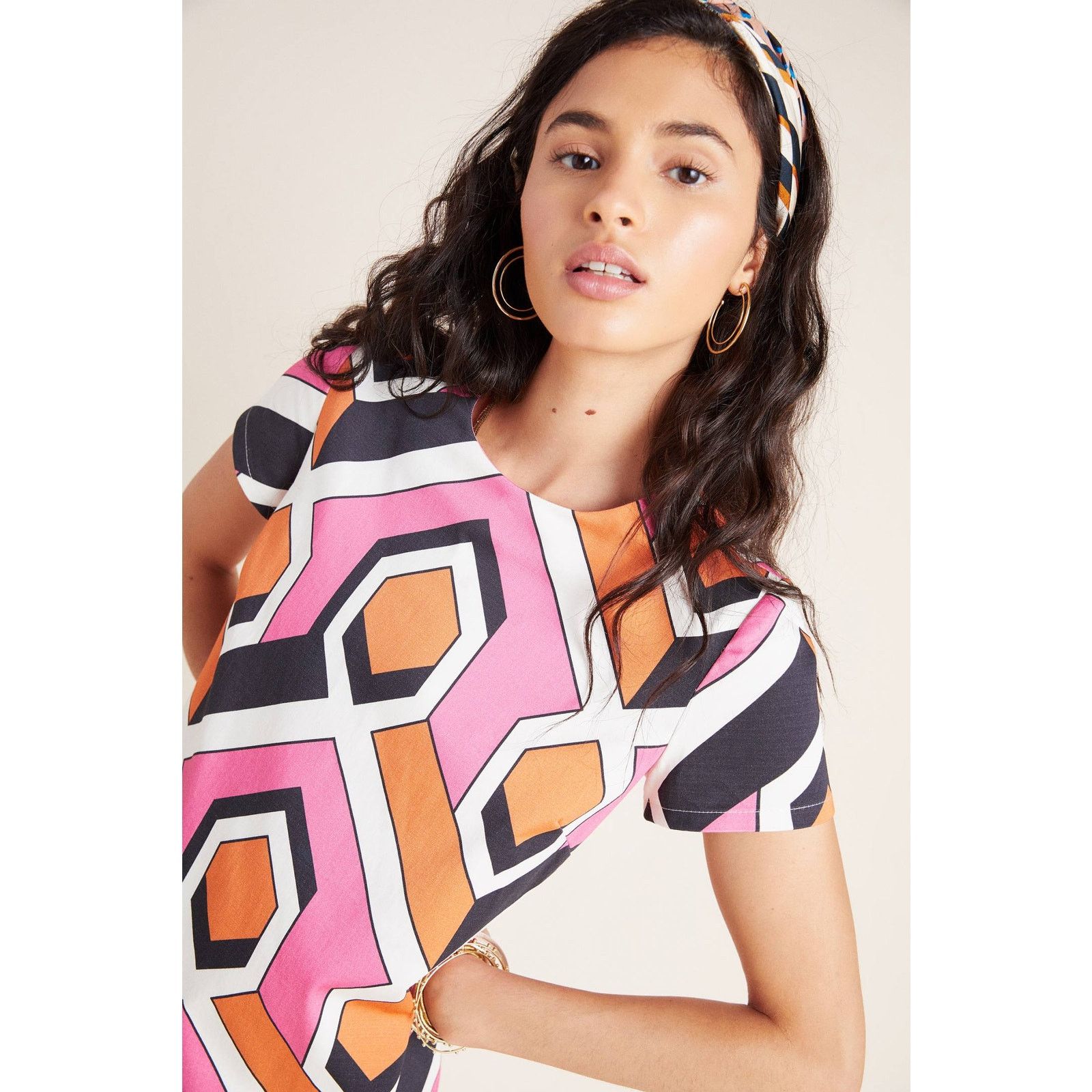 Anthropologie New Anthropologie Corey Lynn Calter Geometric Shift Dress Size S / US 4 / IT 40 - 3 Thumbnail