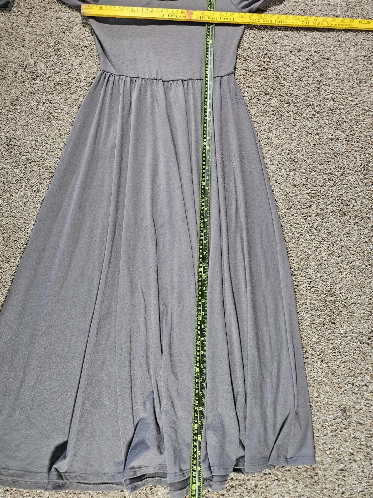 Other Lularoe Small Gray Long Dress Size S / US 4 / IT 40 - 3 Thumbnail