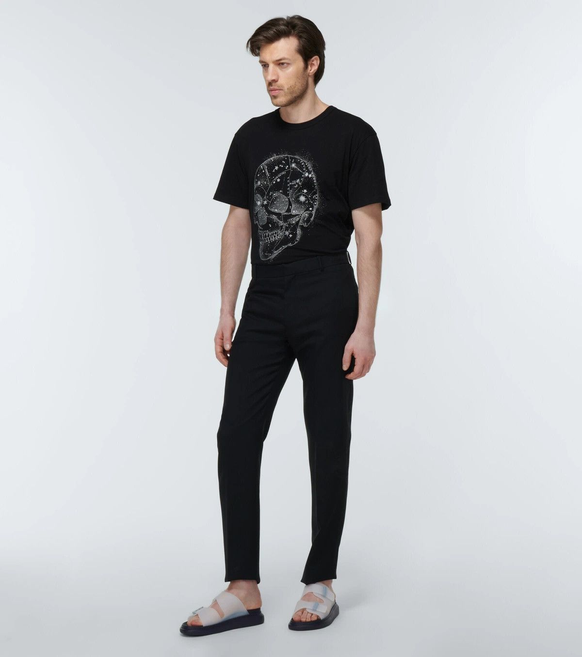 Alexander McQueen o1y1024 Slip On in White & Black Size US 8.5 / EU 41-42 - 3 Thumbnail