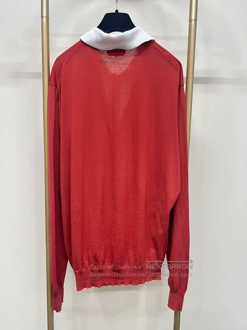 Hermes Hermes Fake two-piece knitted cardigan jacket Size US XXL / EU 58 / 5 - 2 Thumbnail