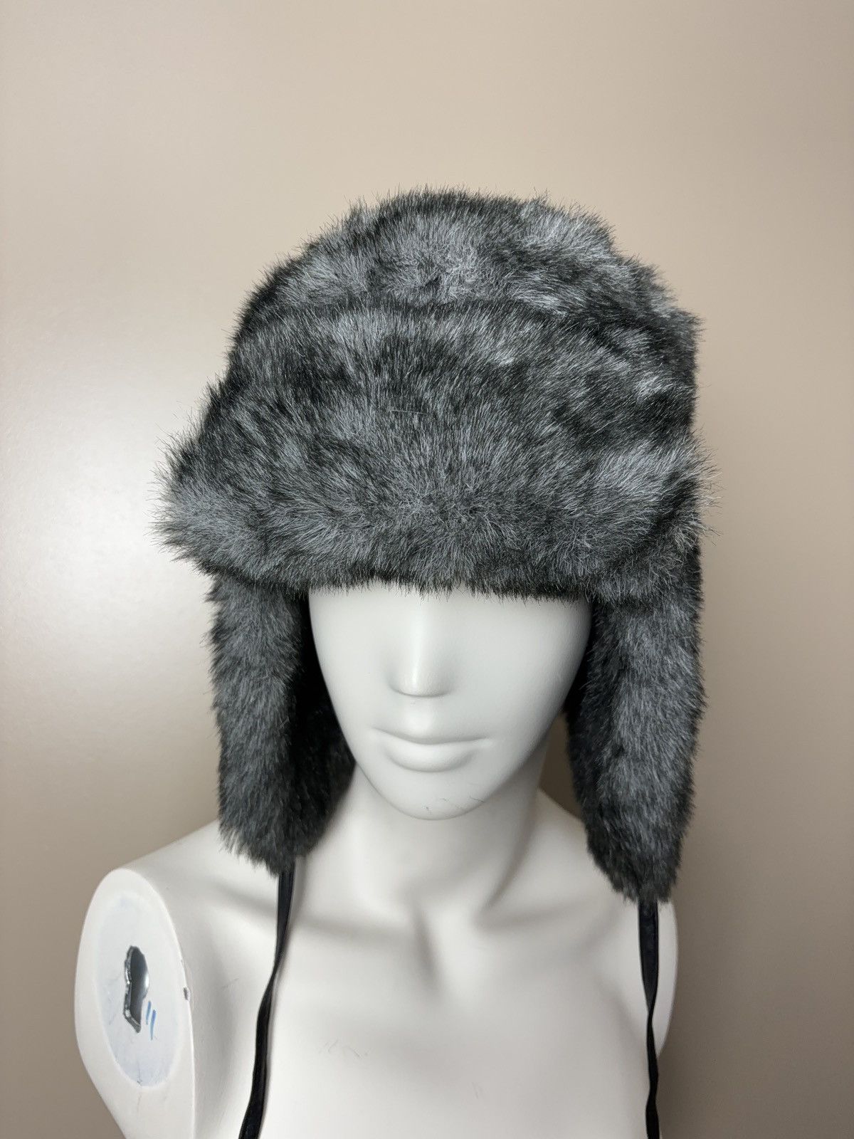 Vintage Fluffy ushanka faux fur vintage hat Size ONE SIZE - 3 Thumbnail
