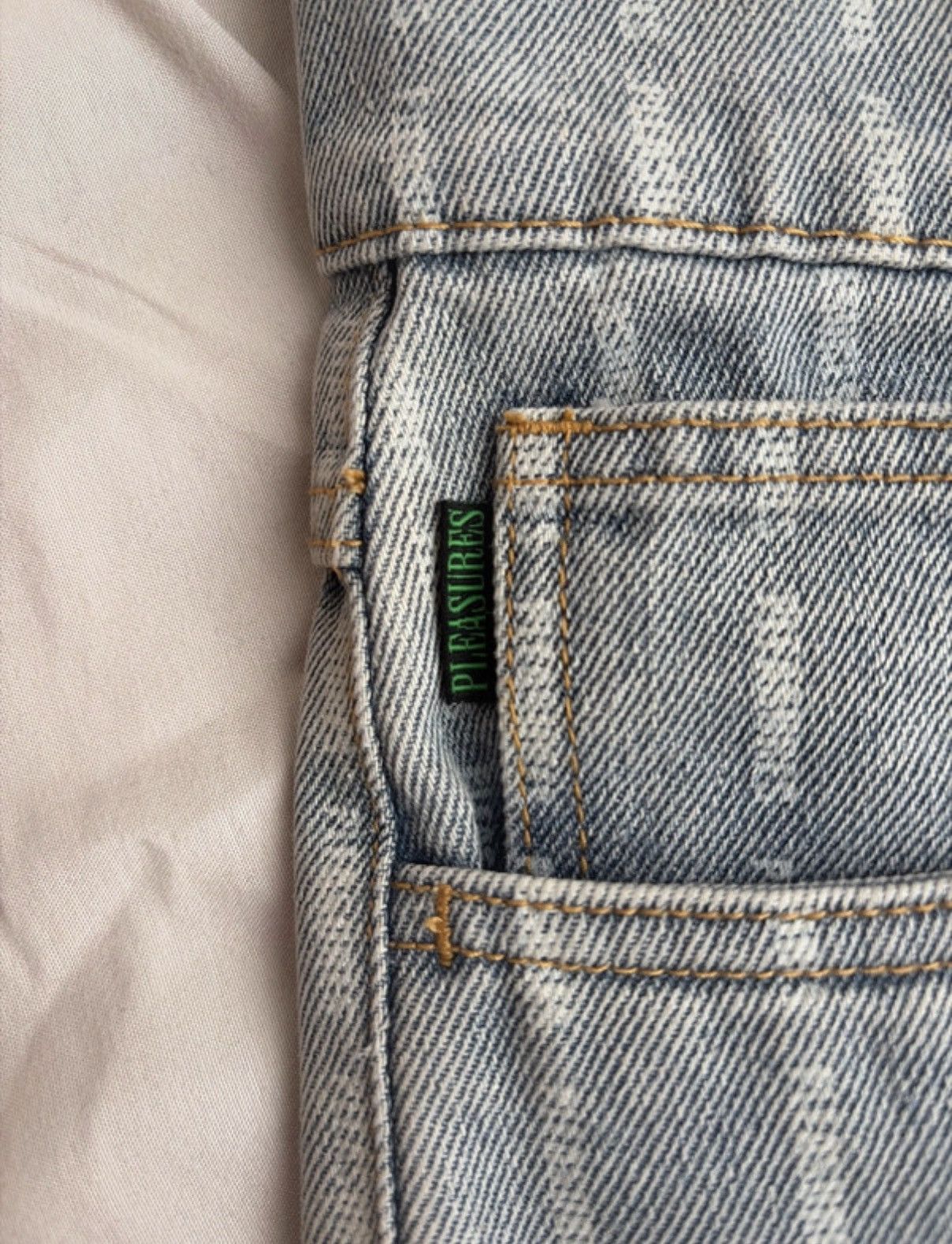 Pleasures Pleasures Impact Pinstripe Men's Denim Pants Size US 28 / EU 44 - 4 Thumbnail
