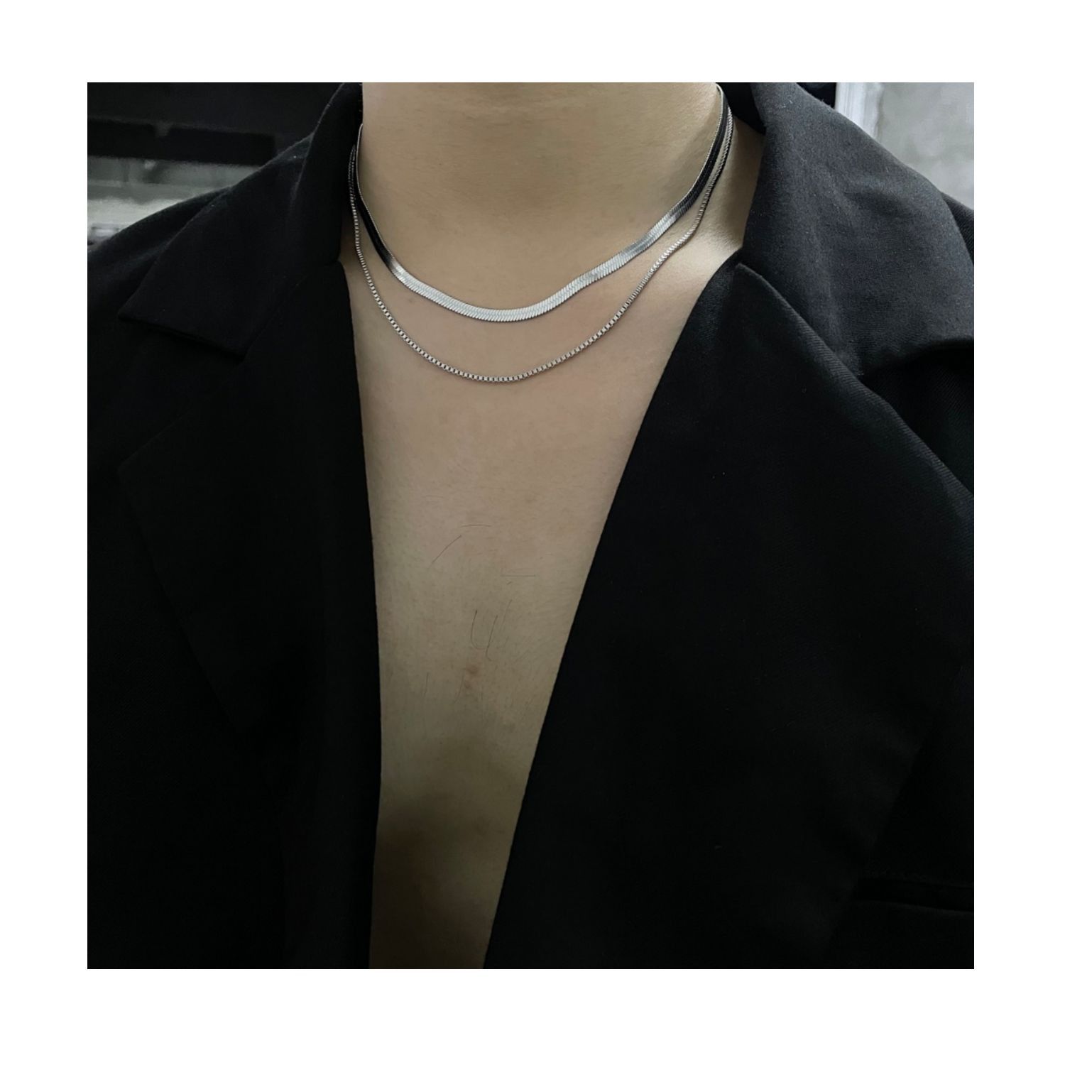 Other New Trend STEAL! Y2K Chains Necklace Chain Size ONE SIZE - 2 Thumbnail
