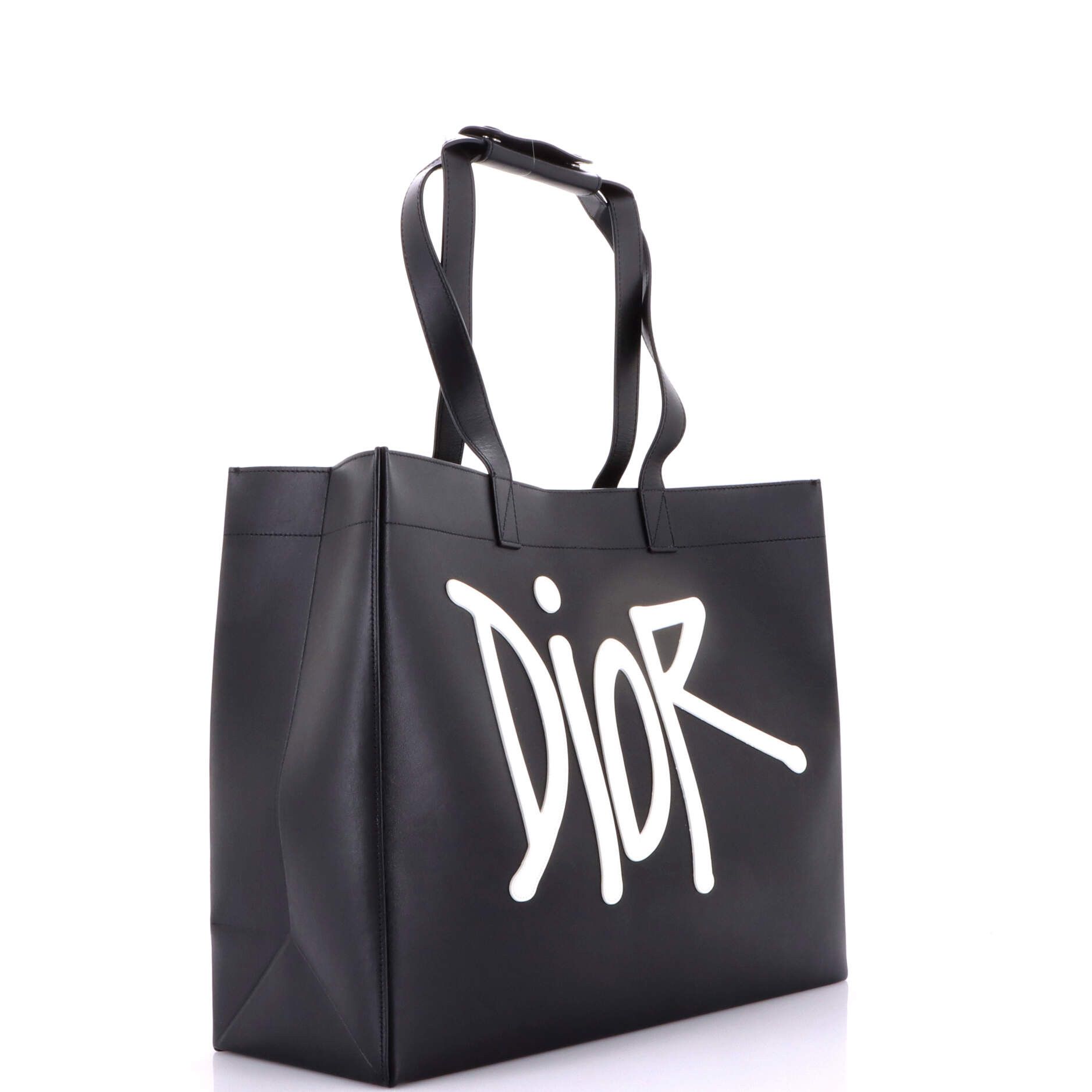 Dior Dior x Shawn Stussy D-Dior Tote Leather with Size ONE SIZE - 1 Thumbnail