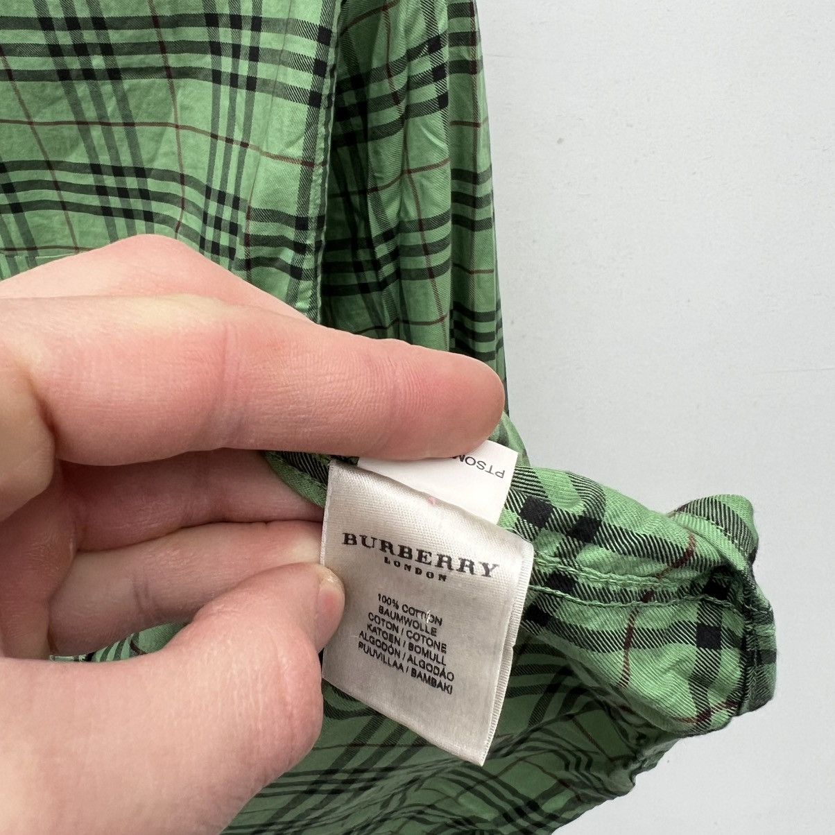 Burberry Burberry shirt vintage Size US XXL / EU 58 / 5 - 4 Thumbnail