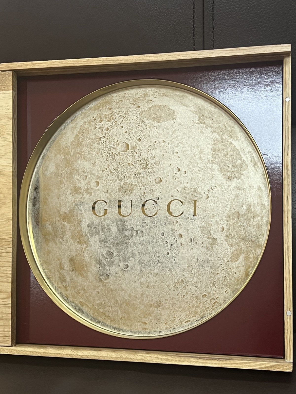 Gucci 🌕 Gucci VIP moon brass tray coffee table decor wooden box Size ONE SIZE - 3 Thumbnail