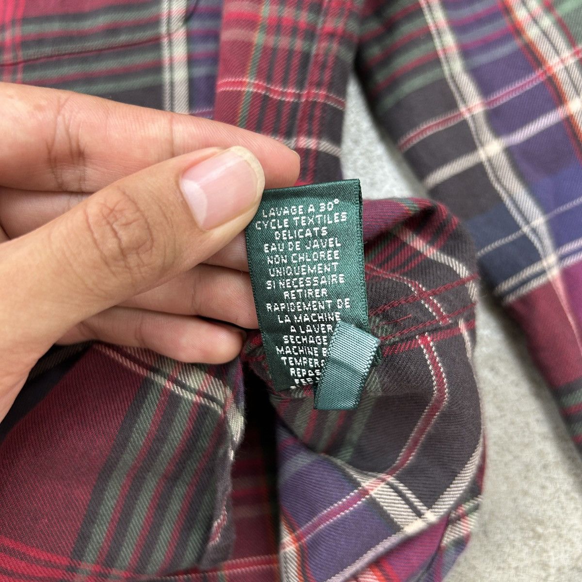 Lauren Ralph Lauren × Polo Ralph Lauren × Ralph Lauren Lauren Ralph Lauren Petite Flannel Shirt Size S / US 4 / IT 40 - 13 Thumbnail