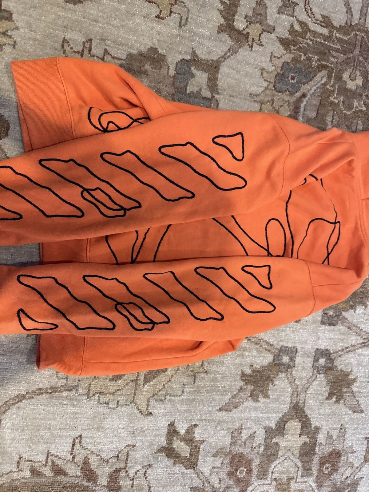 Off-White Off-White “Tornado Diagram” Crewneck – FW19 – Orange Size US L / EU 52-54 / 3 - 2 Thumbnail